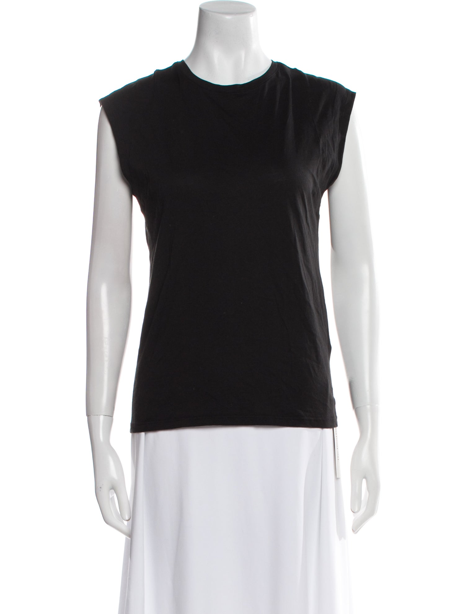 FRAME Crew Neck Sleeveless T-Shirt