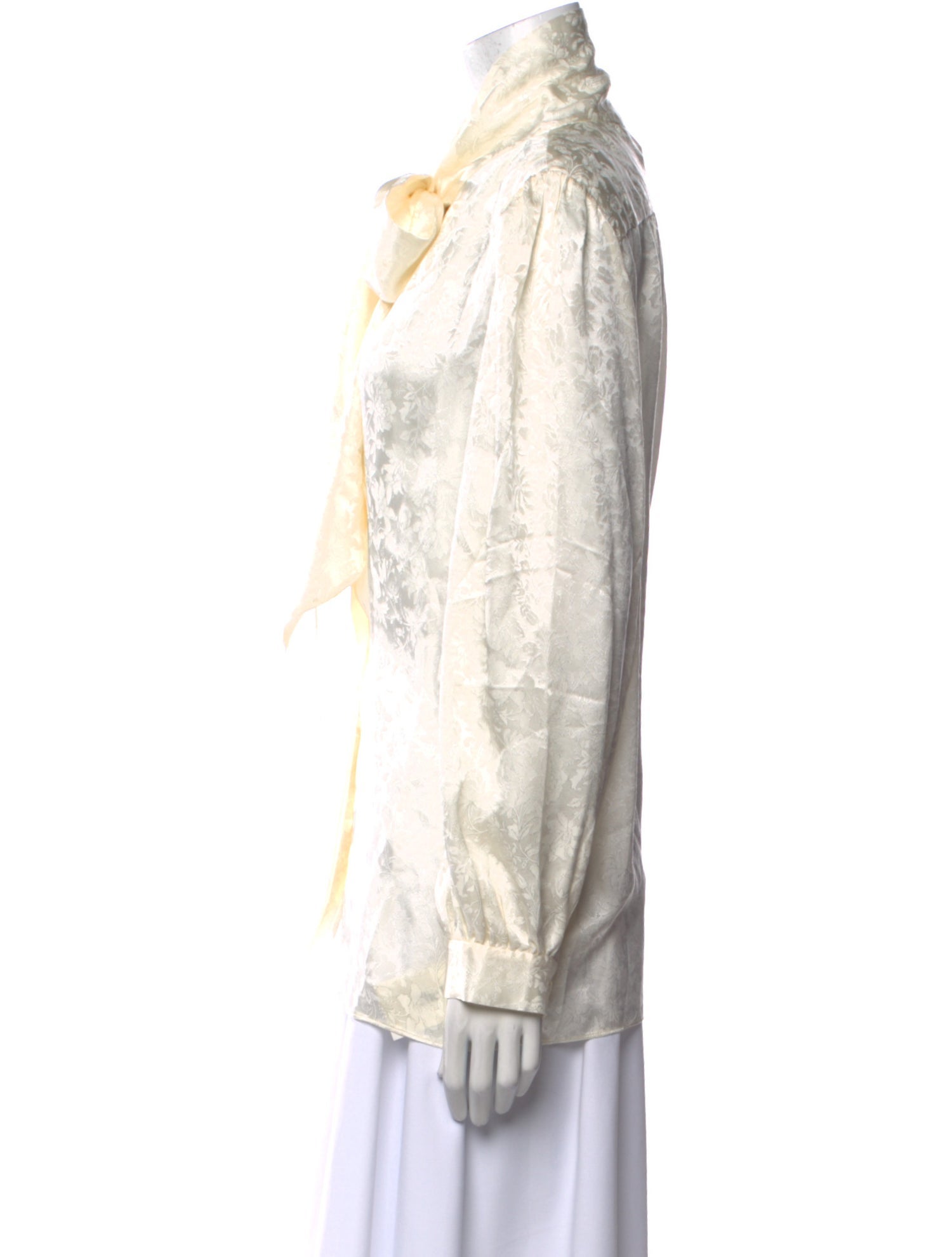 FRAME Silk Printed Button-Up Top w/ Tags