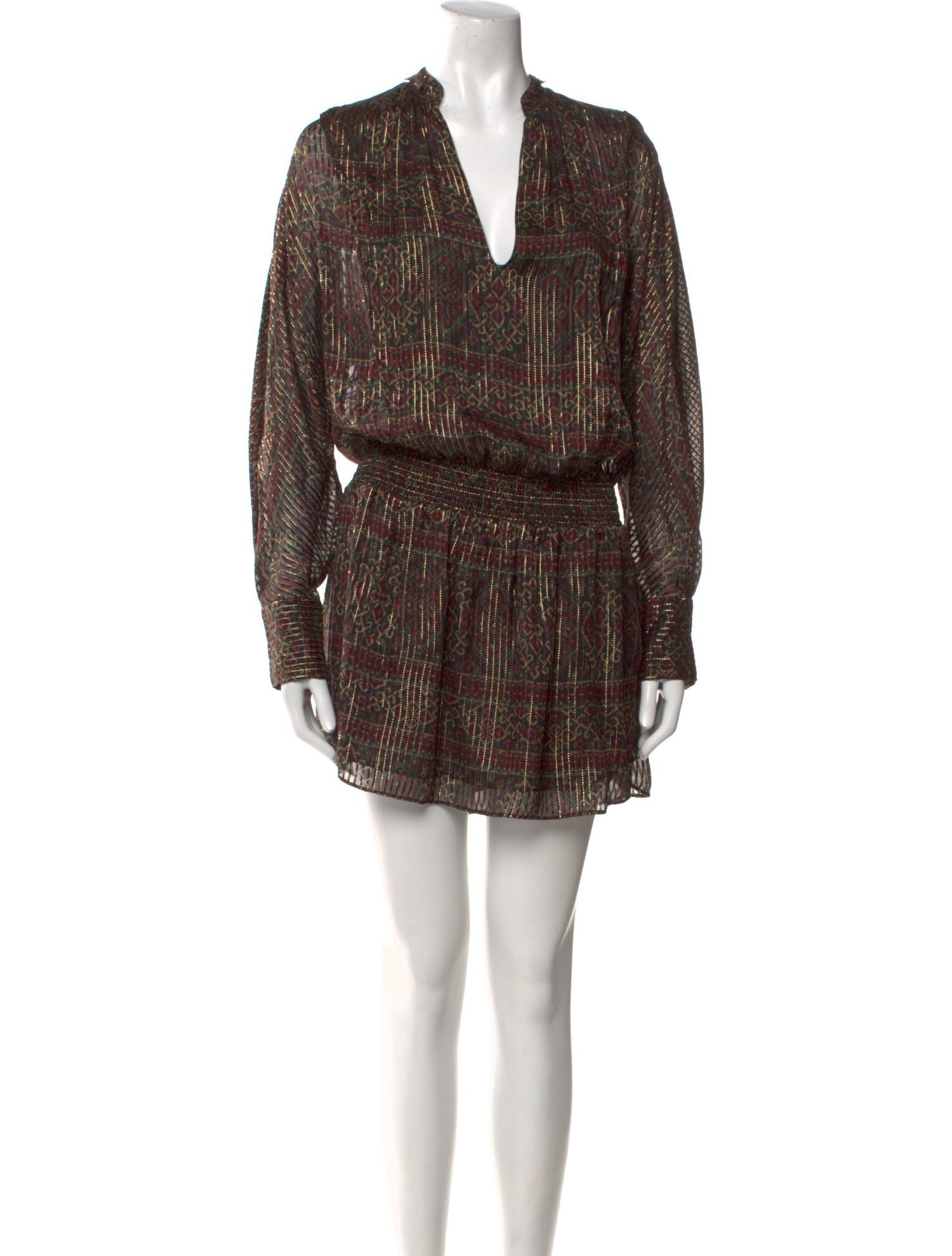 FRAME Silk Mini Dress - Green Dresses, Clothing - WFD259465 | The RealReal