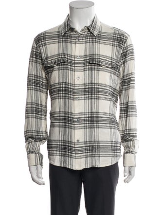 FRAME Plaid Print Jacket