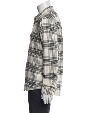 FRAME Plaid Print Jacket