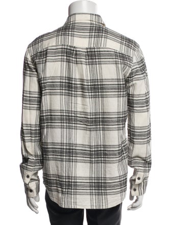 FRAME Plaid Print Jacket