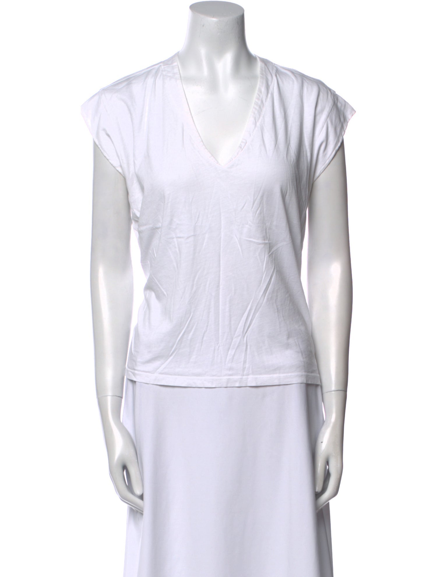 FRAME V-Neck Short Sleeve T-Shirt