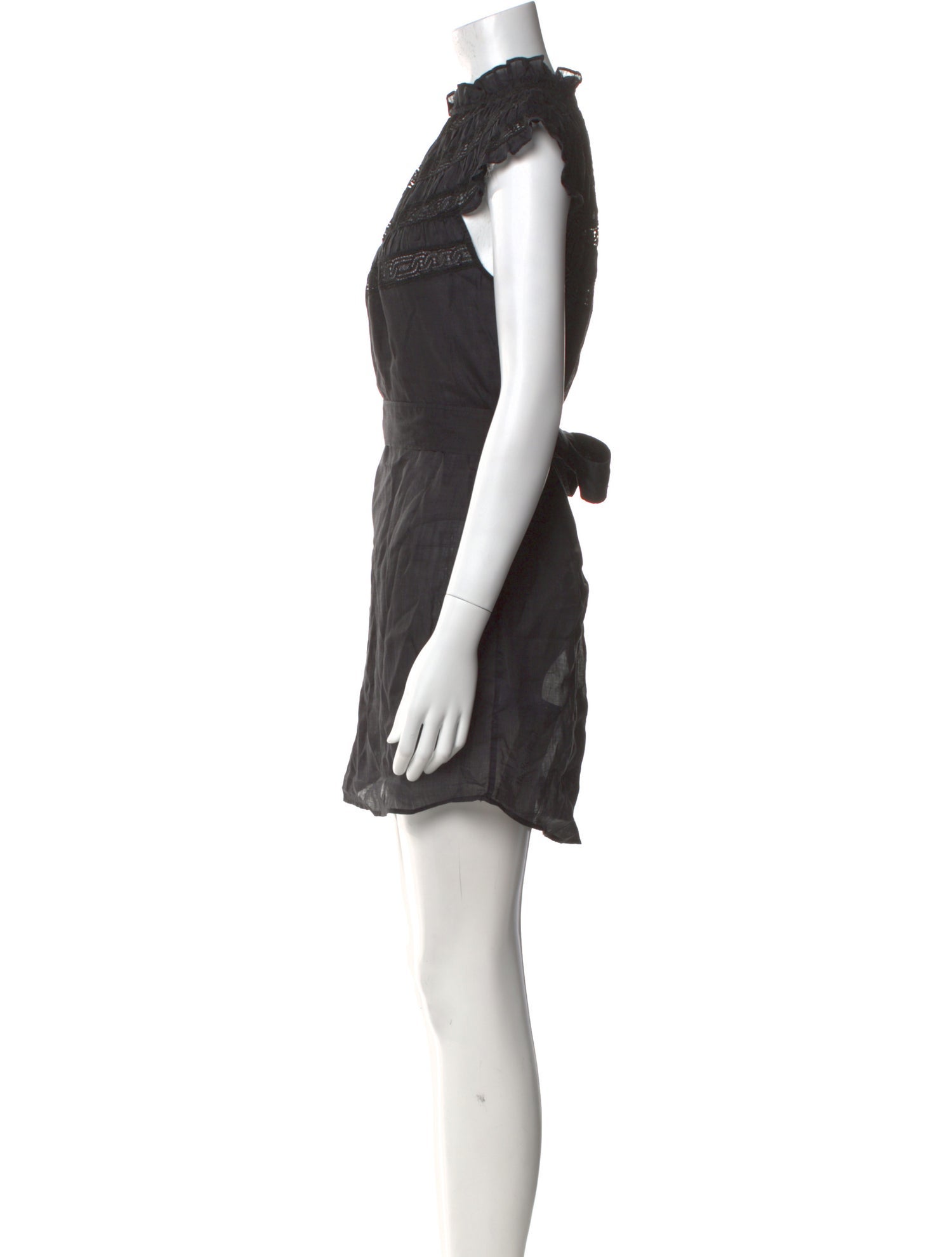 FRAME Mock Neck Mini Dress