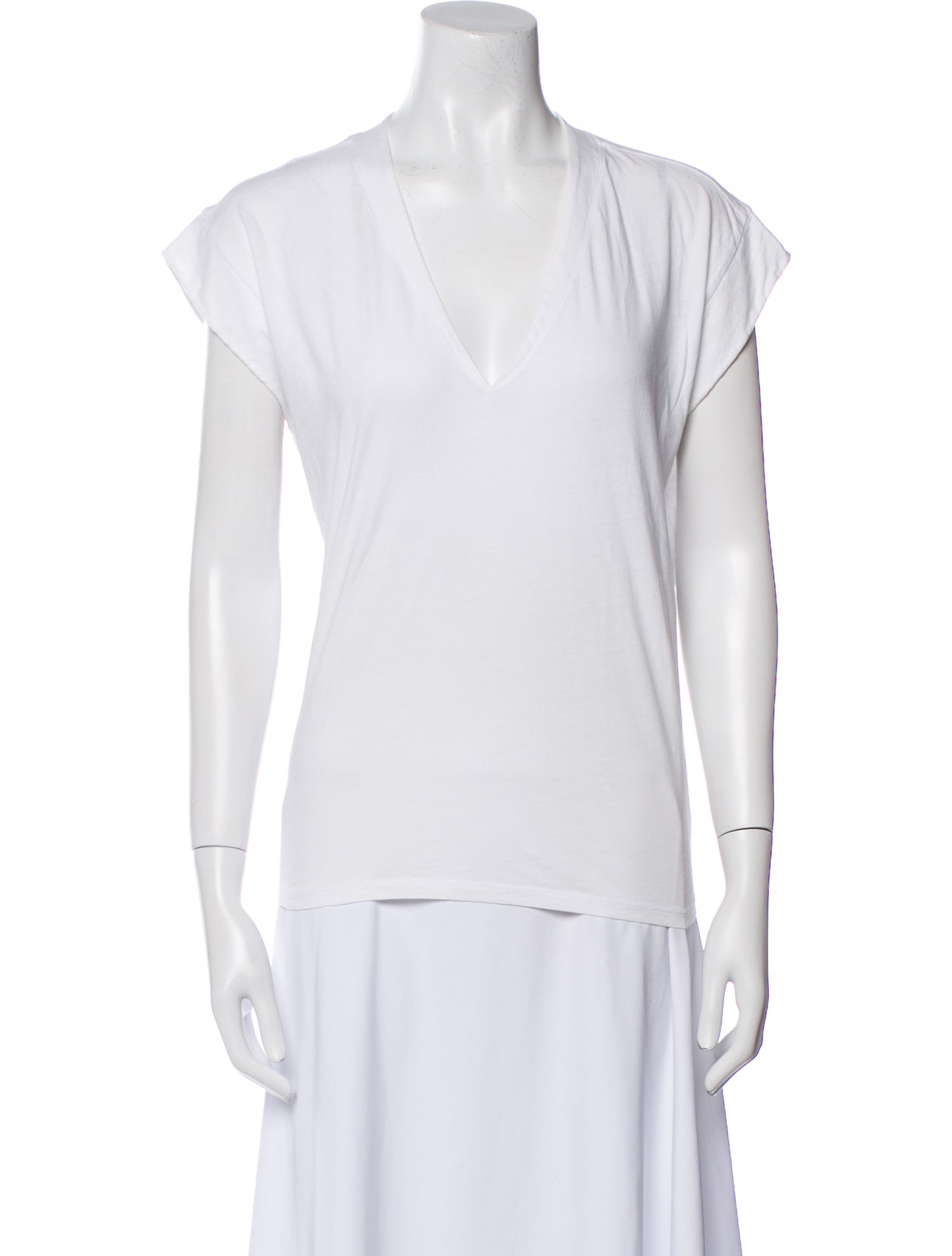 FRAME V-Neck Short Sleeve T-Shirt