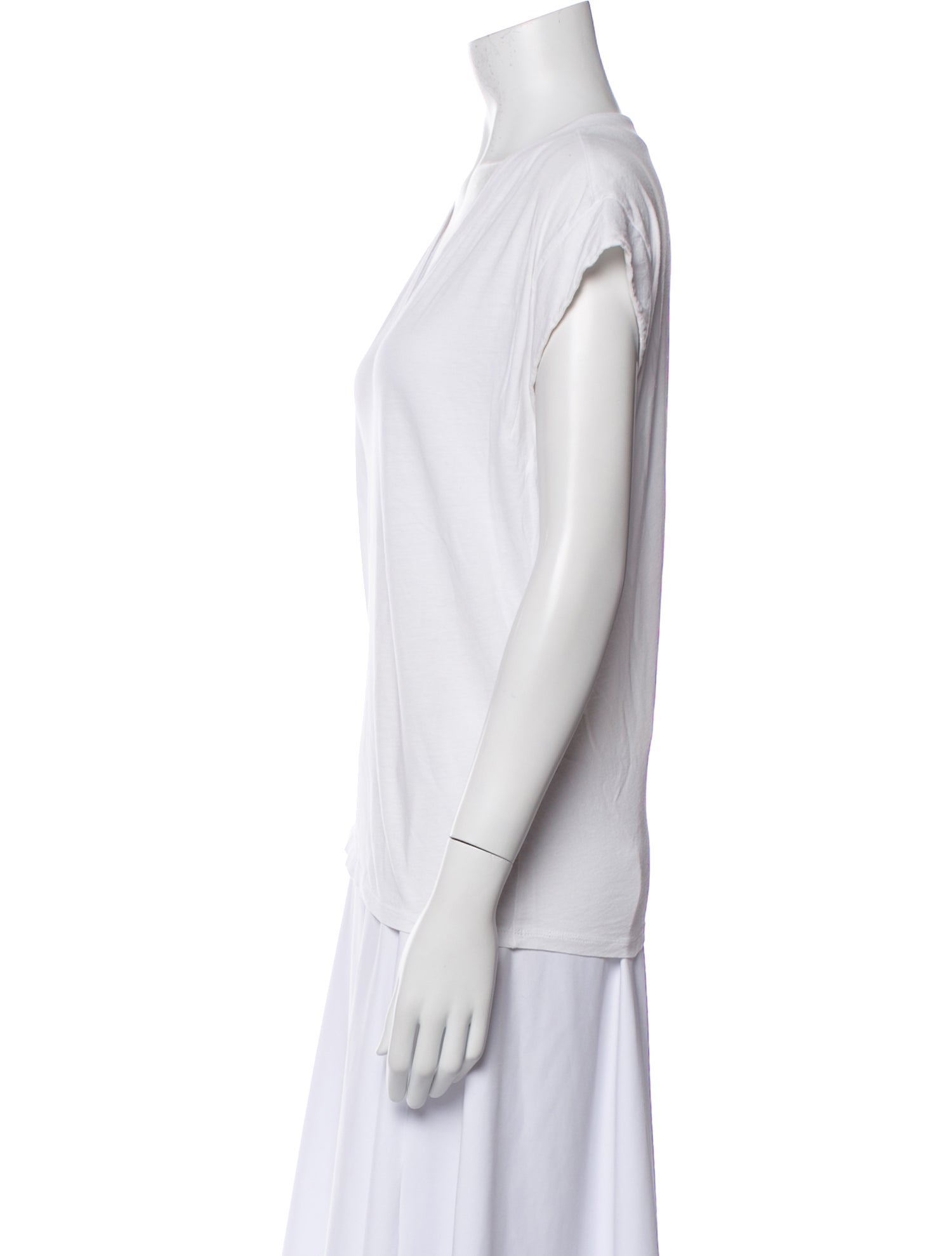 FRAME V-Neck Short Sleeve T-Shirt