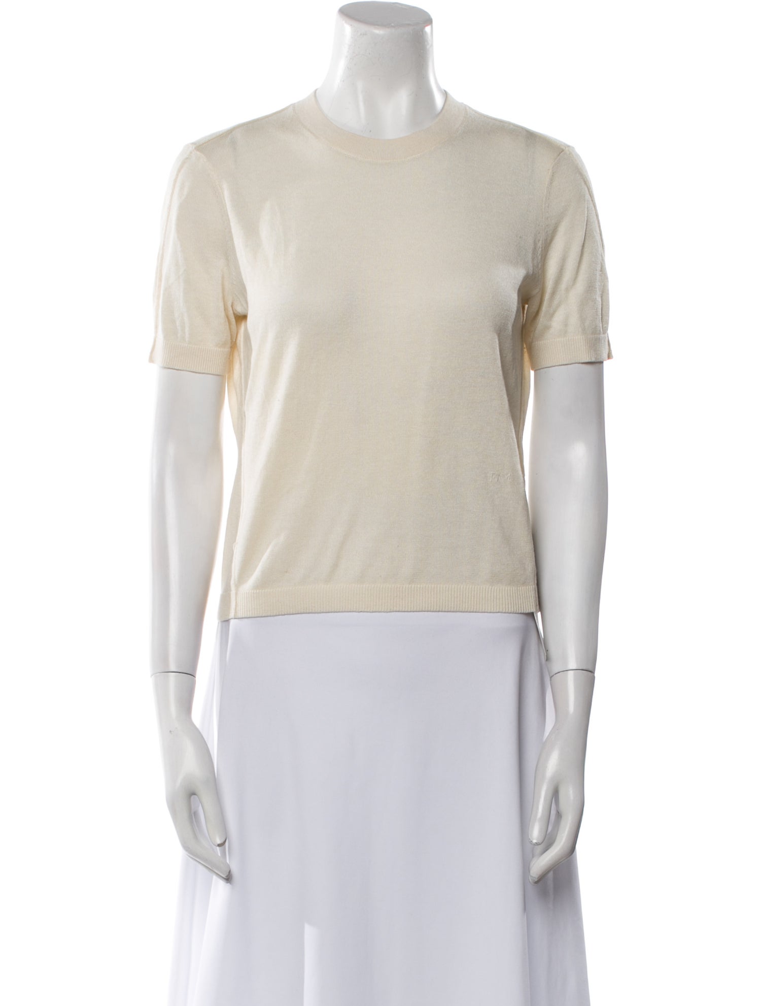 FRAME Silk Crew Neck Sweater