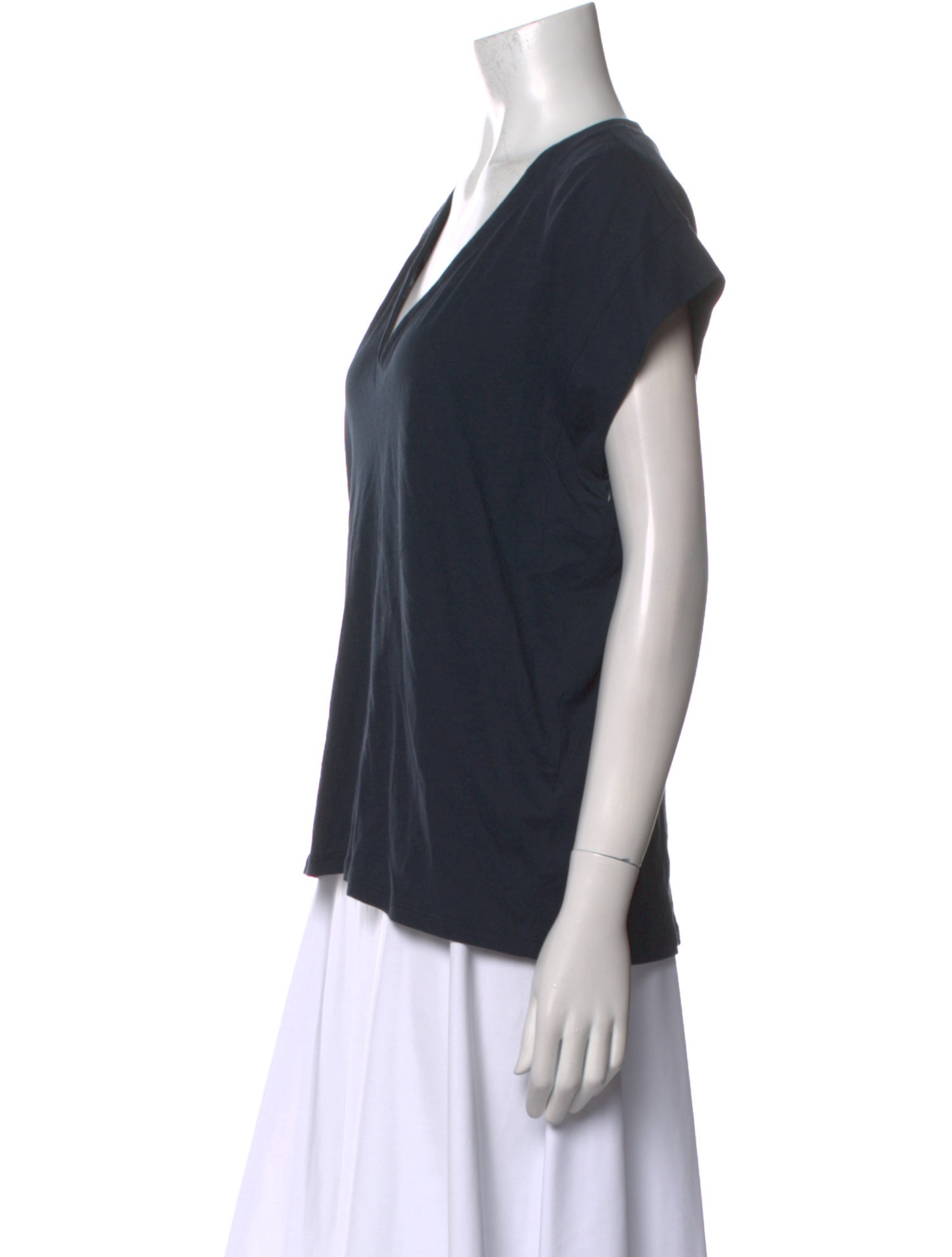 FRAME V-Neck Short Sleeve T-Shirt