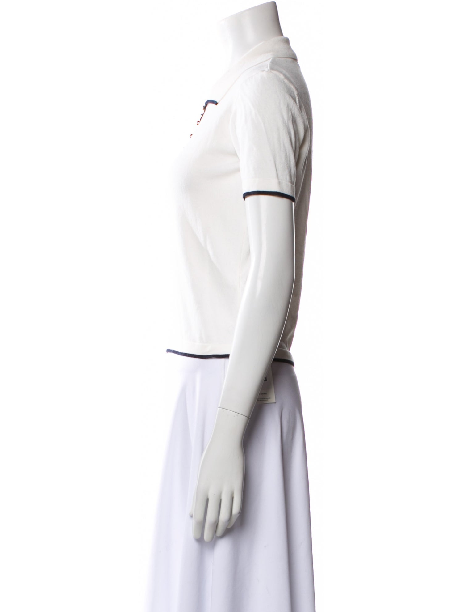 FRAME V-Neck Short Sleeve Polo