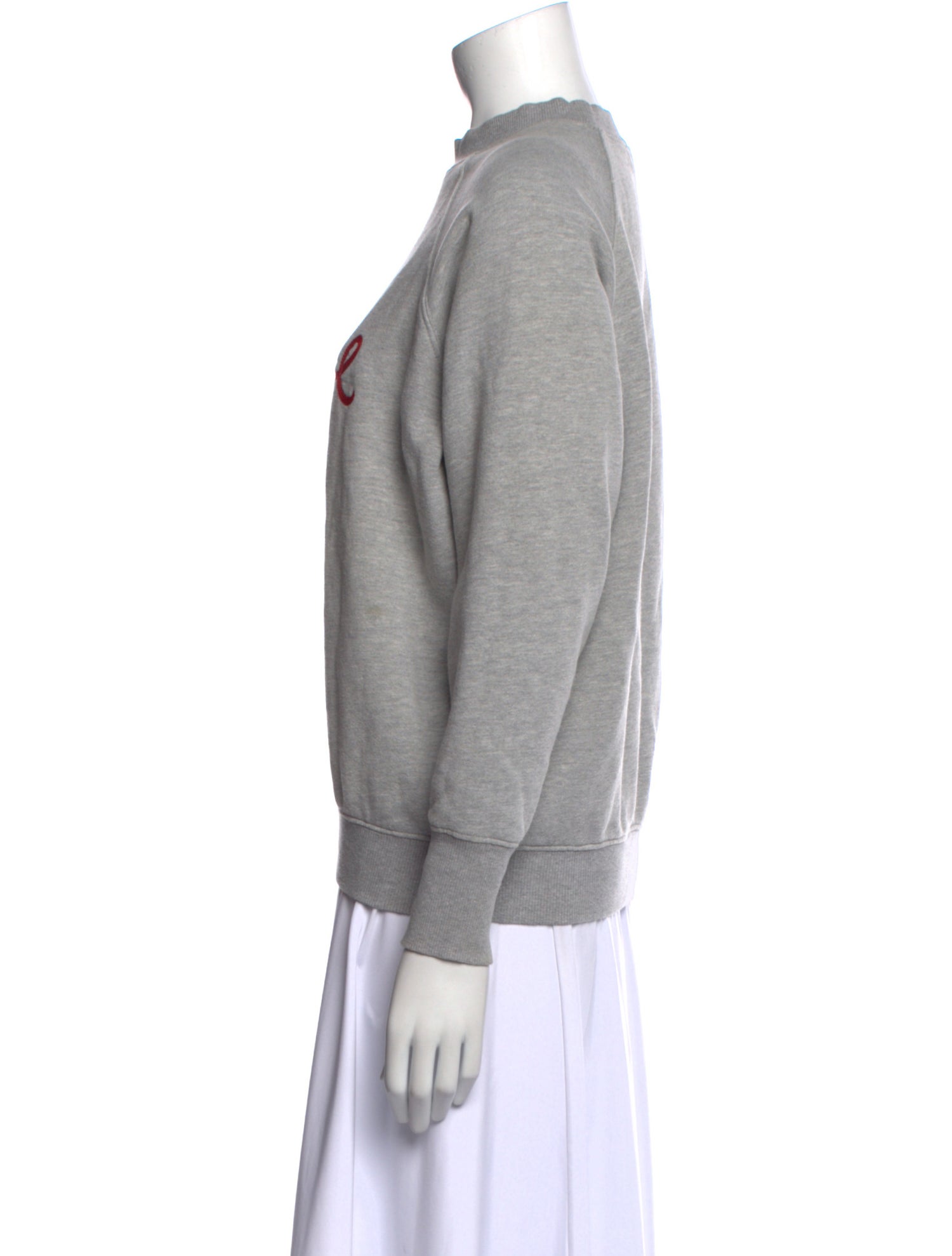 FRAME Graphic Print Crew Neck Sweatshirt