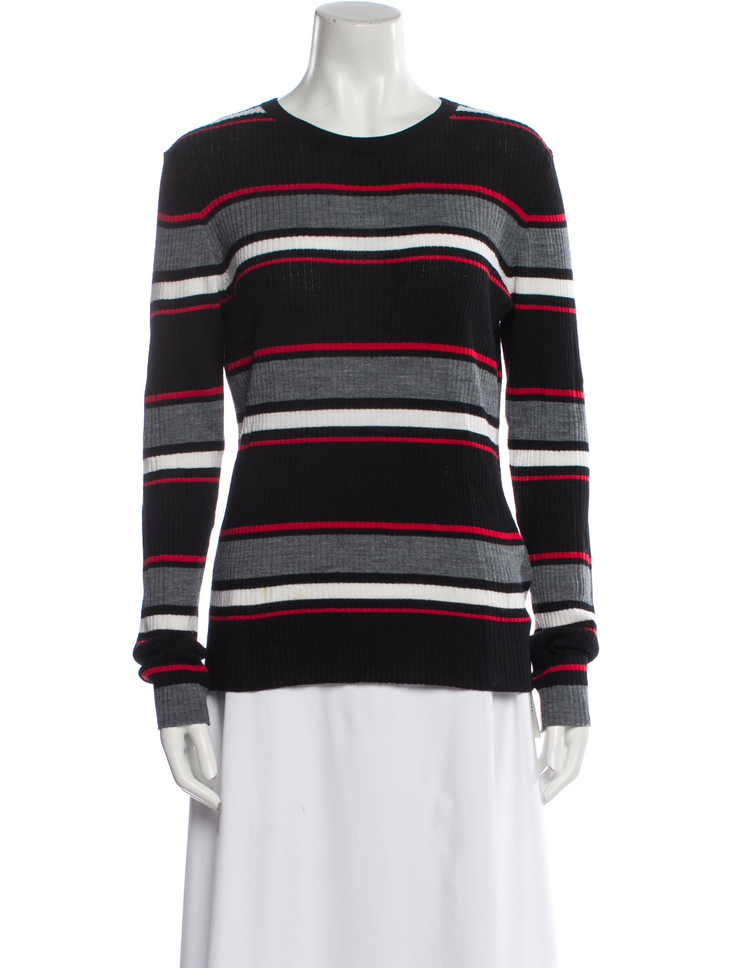 FRAME Merino Wool Striped Sweater