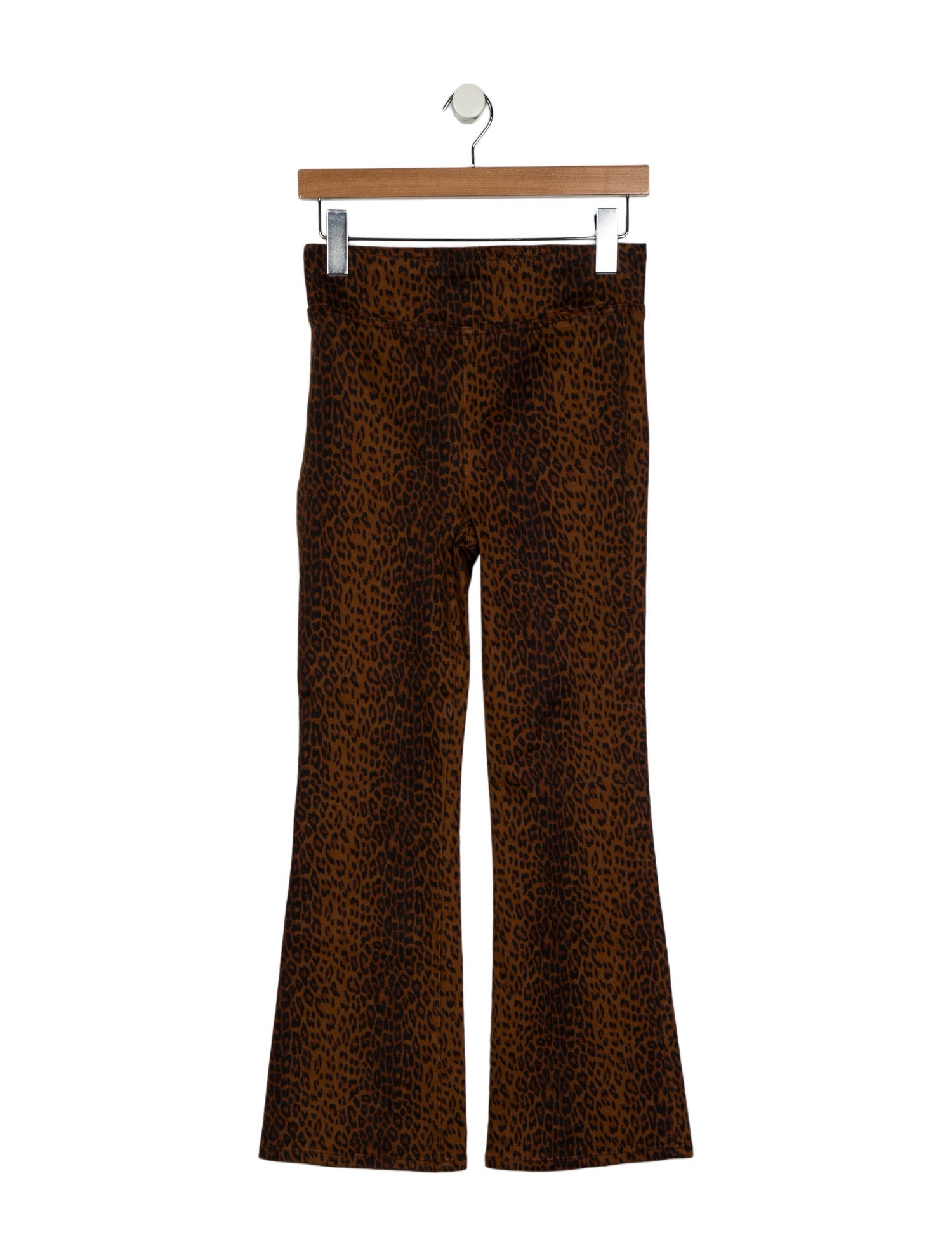 FRAME Animal Print Wide Leg Pants