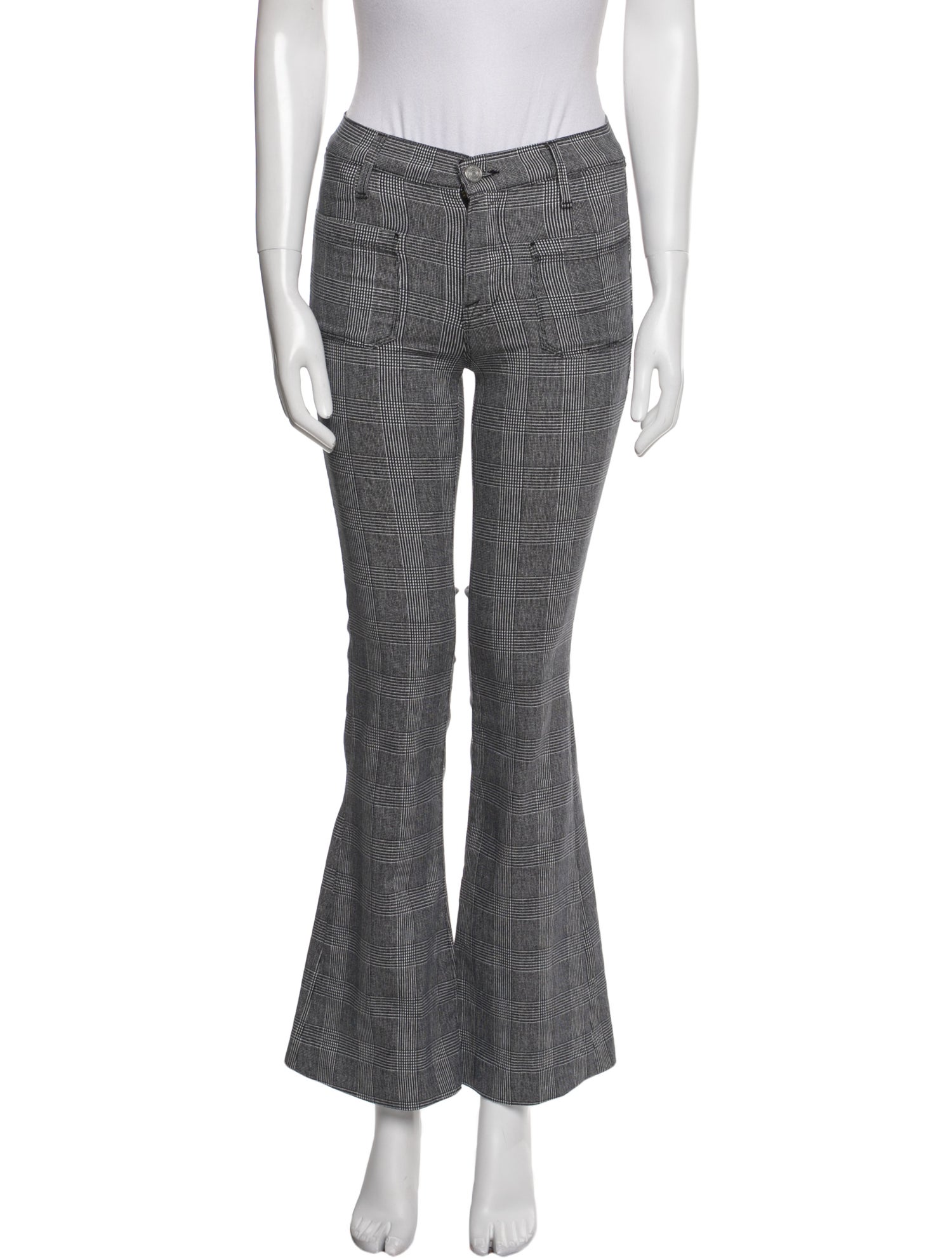 FRAME Printed Wide Leg Pants