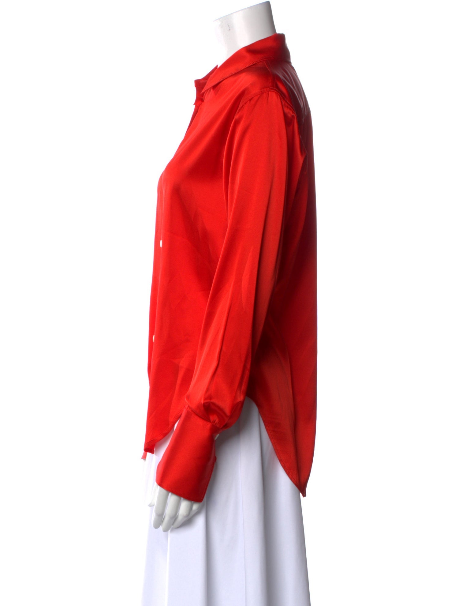 FRAME Long Sleeve Button-Up Top