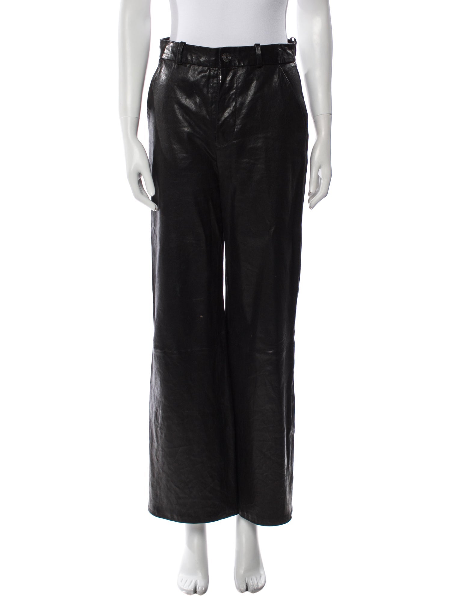 FRAME Silk Wide Leg Pants