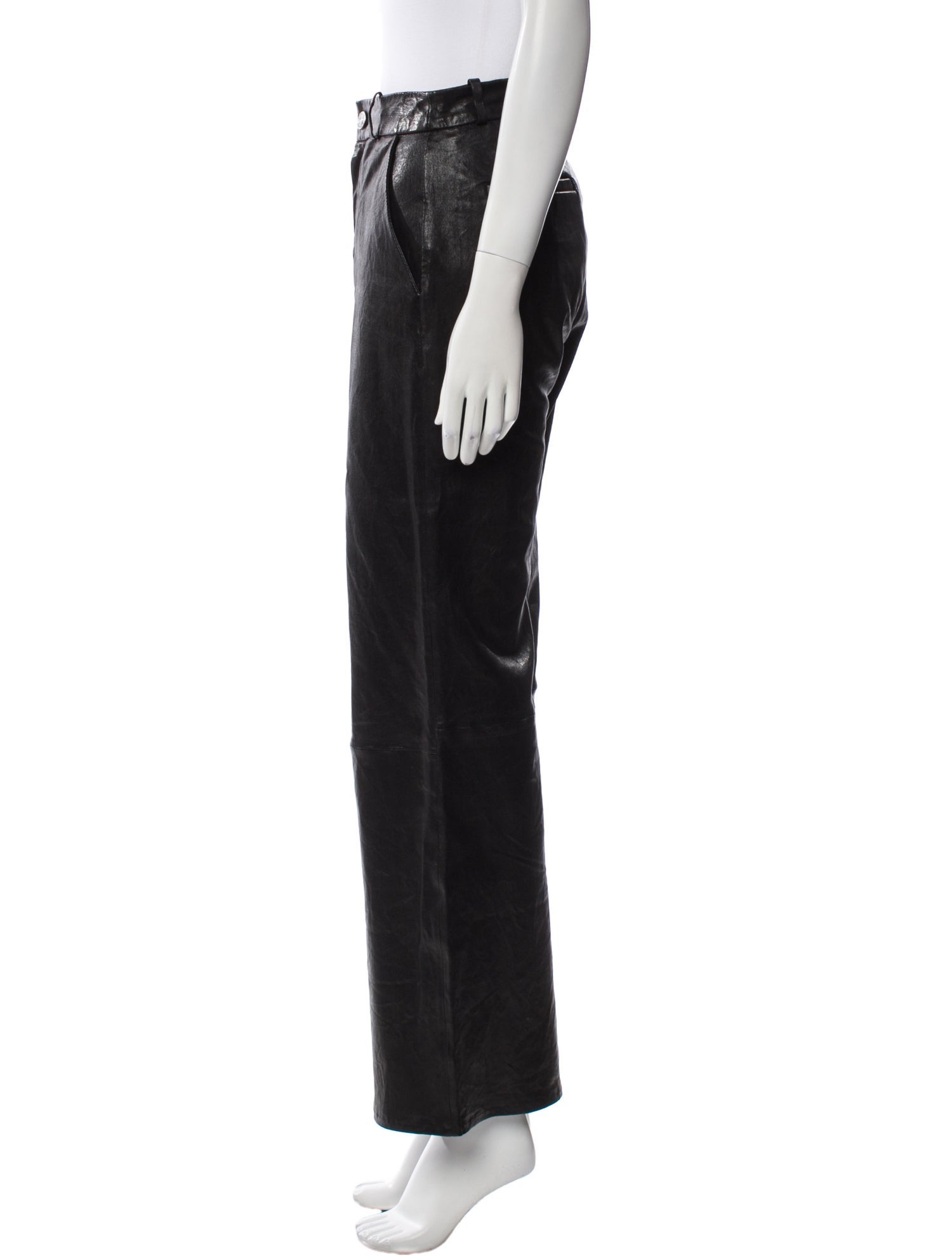 FRAME Silk Wide Leg Pants