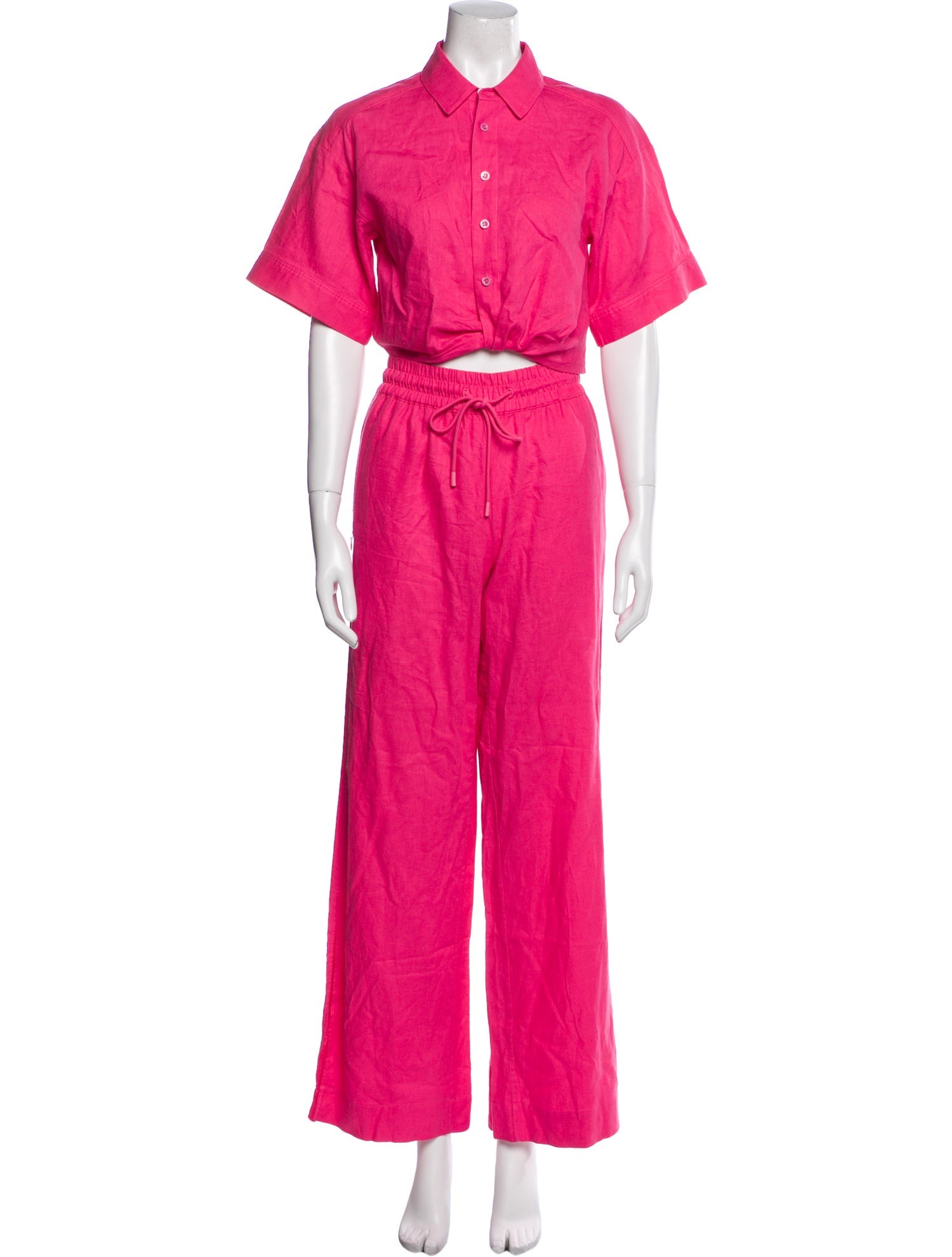 FRAME Linen Pleated Accents Set