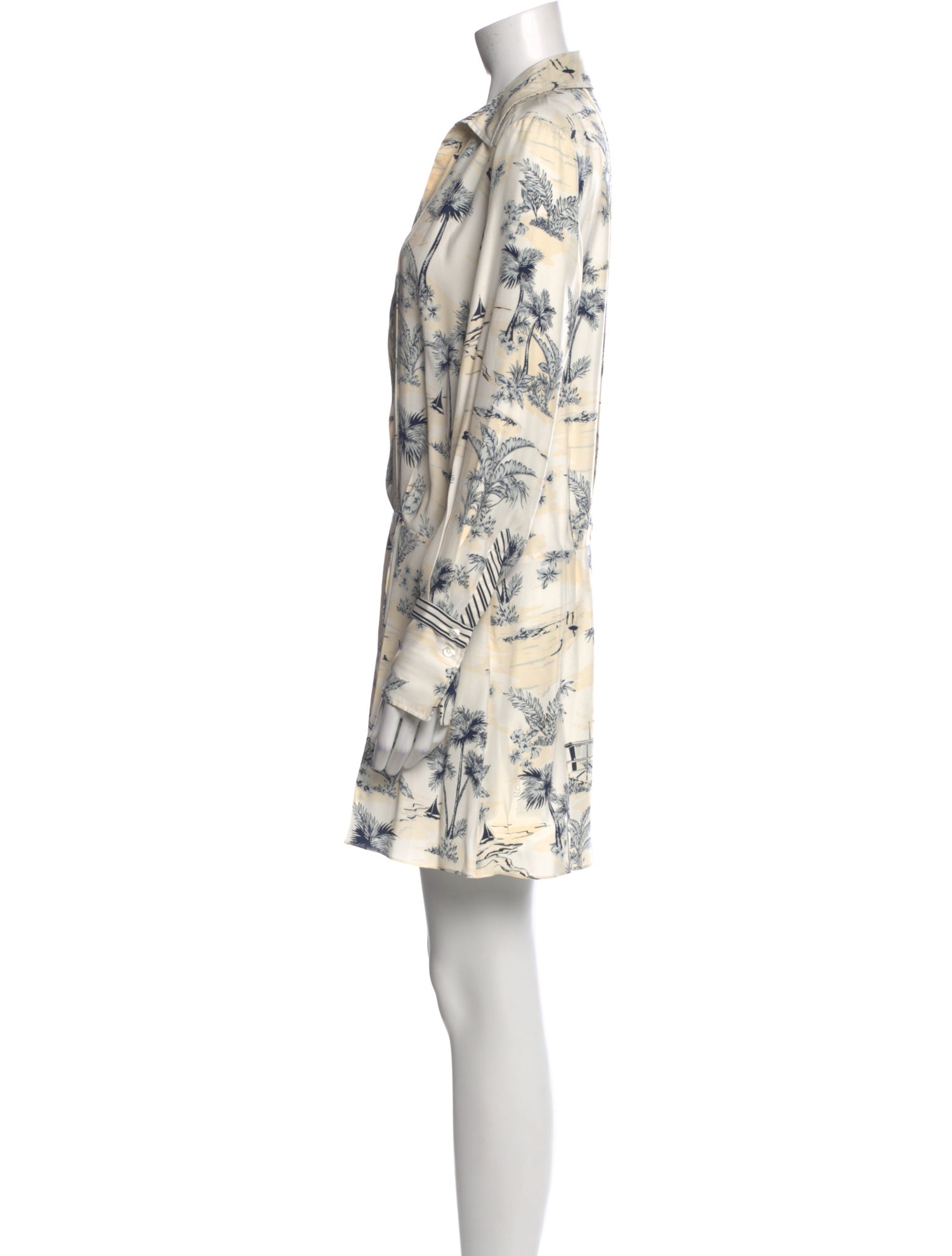 FRAME Silk Mini Dress