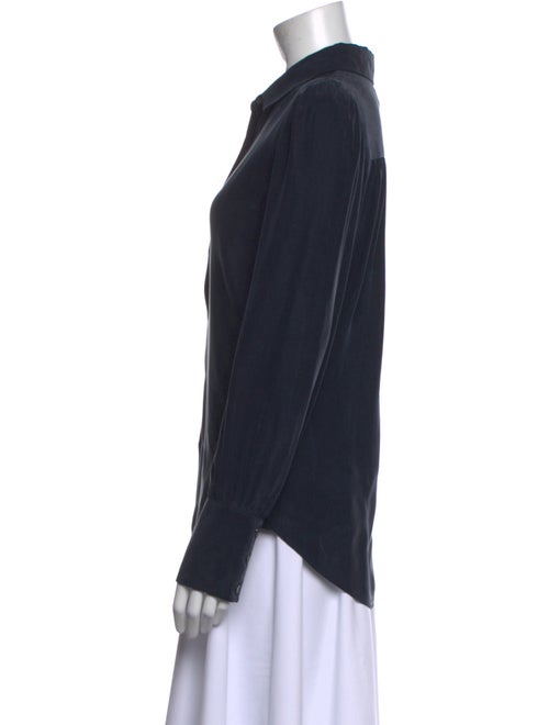 FRAME Long Sleeve Button-Up Top