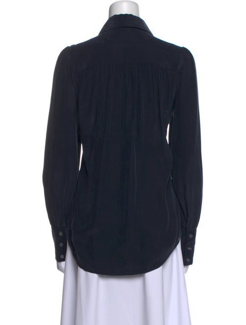 FRAME Long Sleeve Button-Up Top