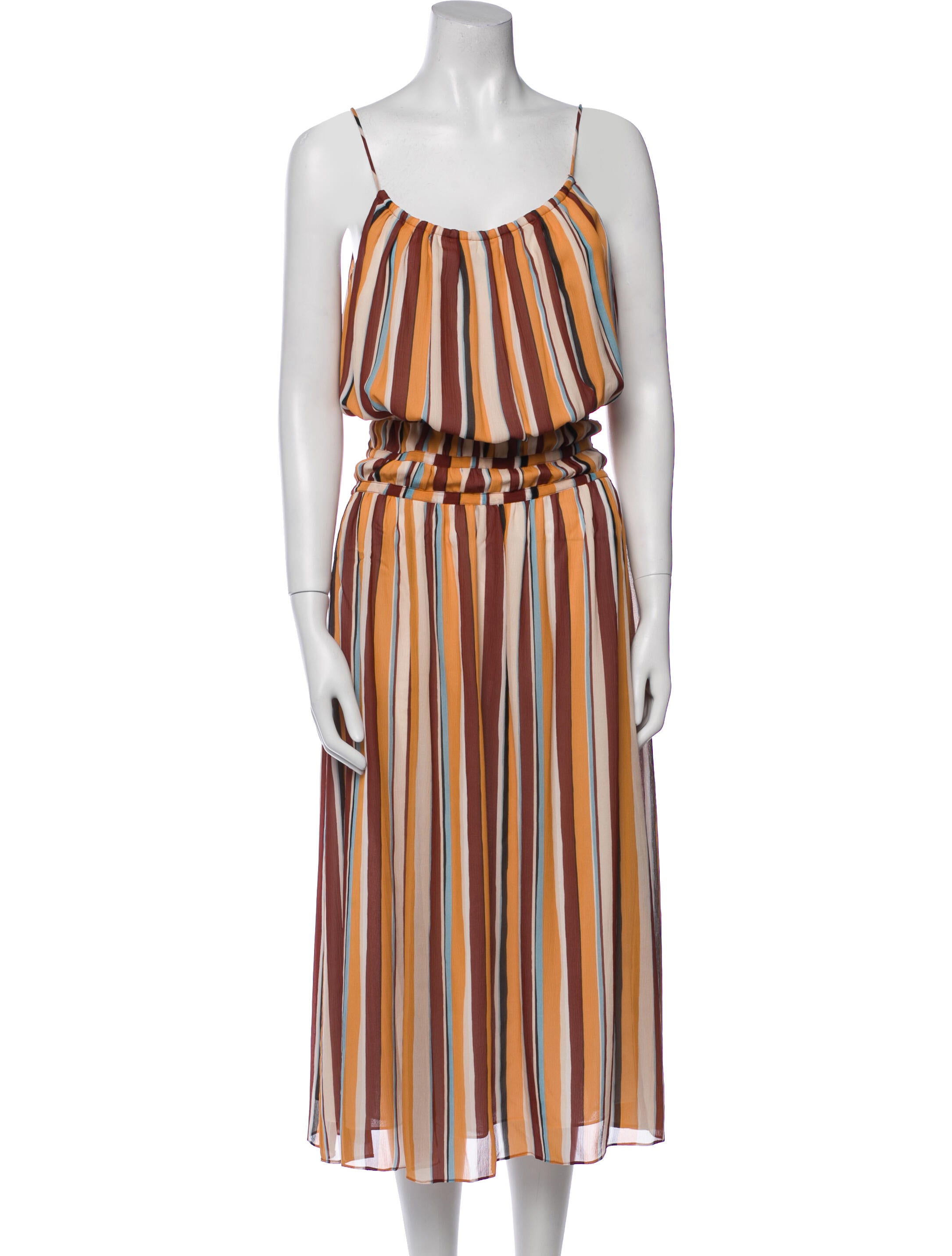 FRAME Silk Long Dress