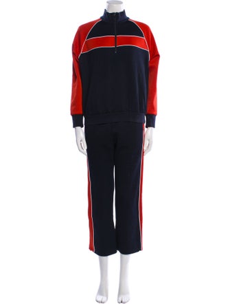 FRAME Colorblock Pattern Pant Set