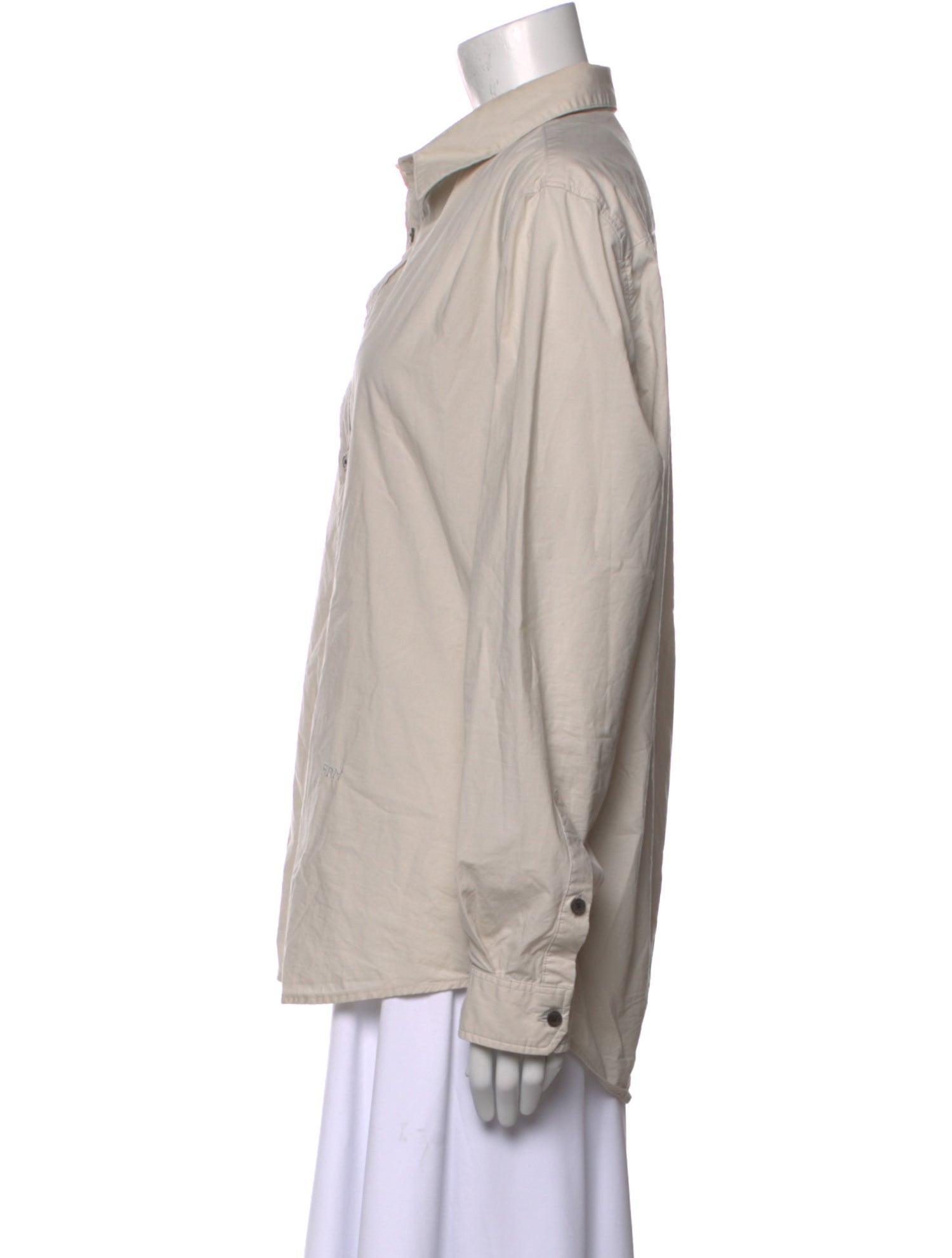 FRAME Long Sleeve Button-Up Top