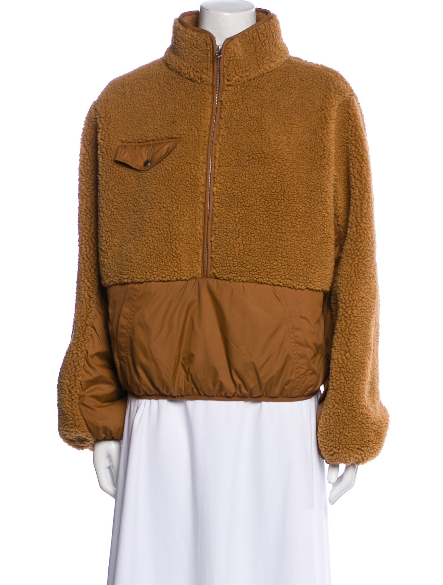 FRAME Faux Fur Jacket