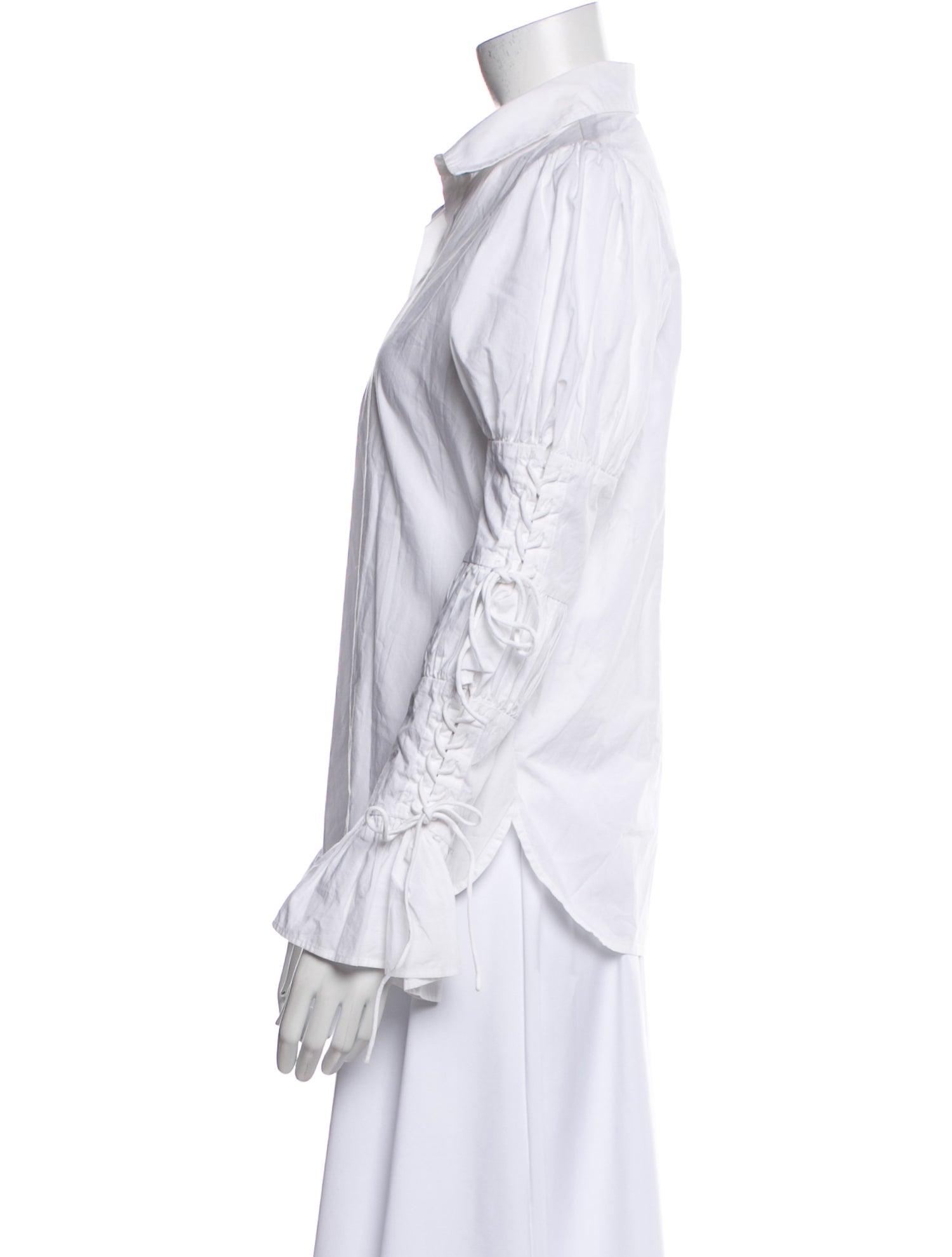 FRAME Long Sleeve Button-Up Top