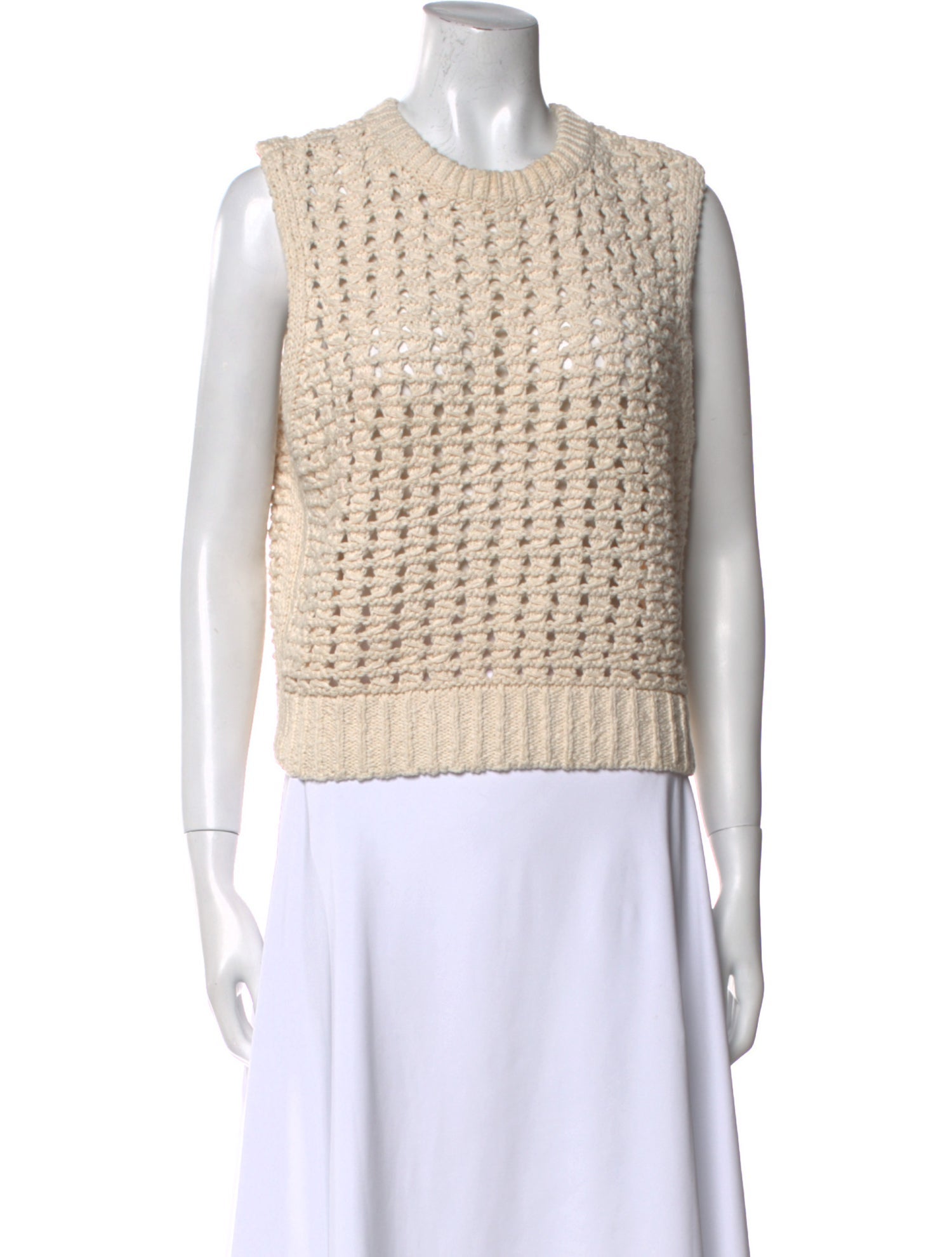 FRAME Printed Crew Neck Top