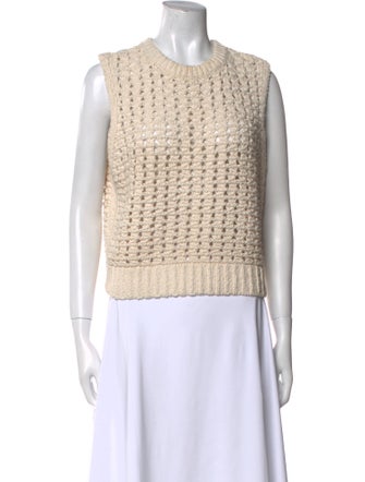 FRAME Printed Crew Neck Top