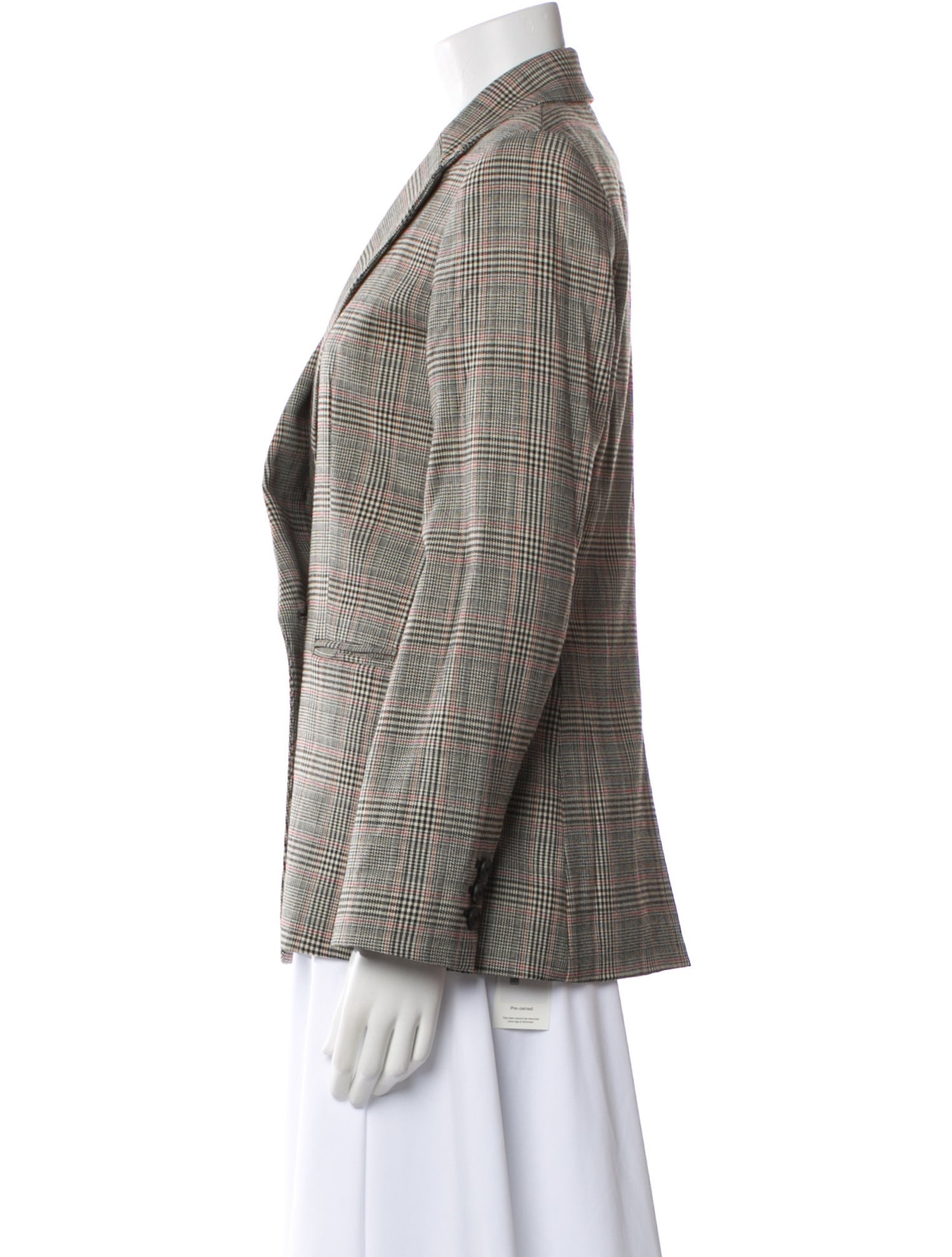 FRAME Plaid Print Blazer