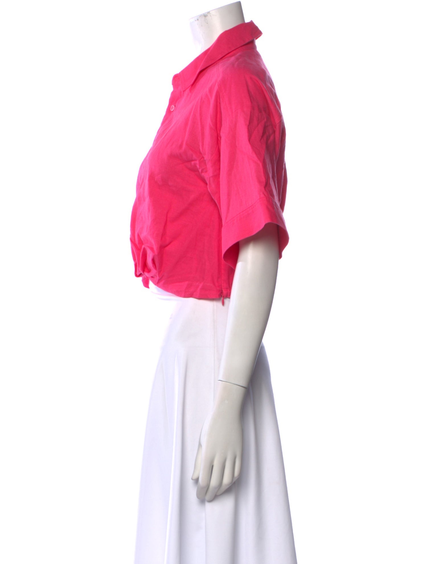 FRAME Short Sleeve Crop Top