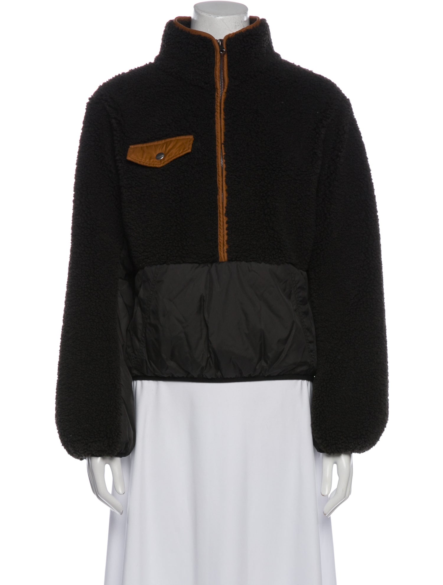 FRAME Faux Fur Jacket