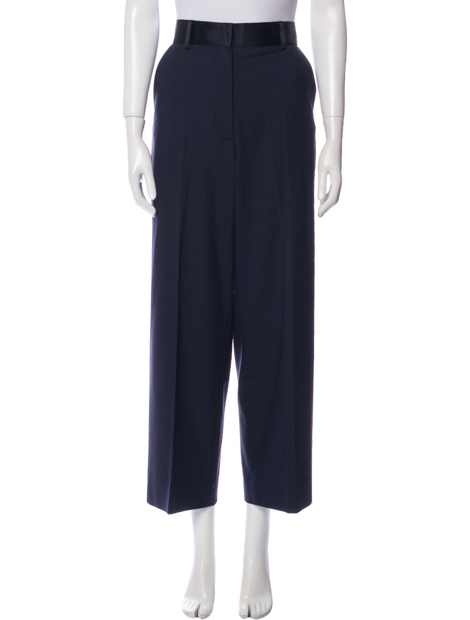 FRAME Virgin Wool Straight Leg Pants