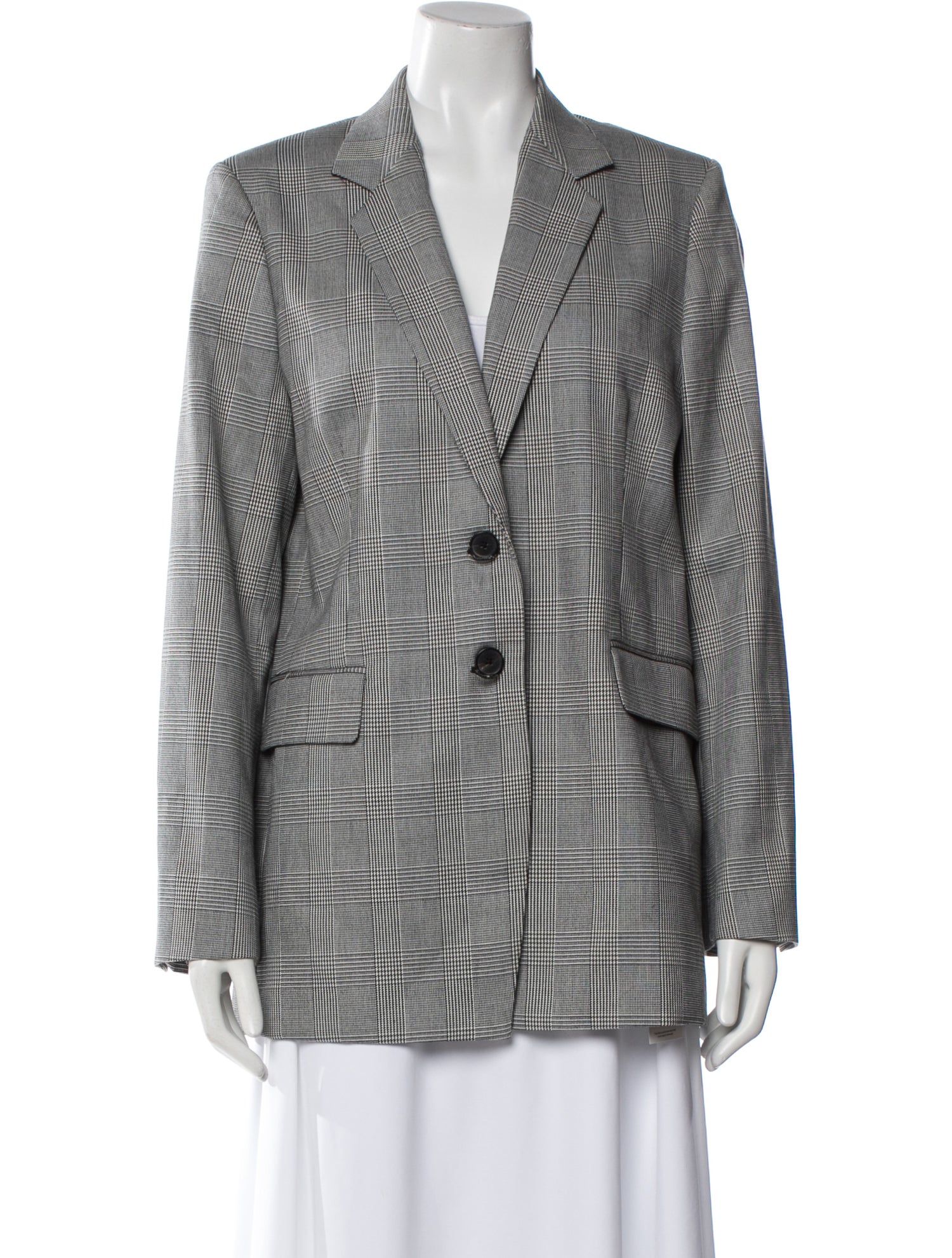 FRAME Plaid Print Blazer