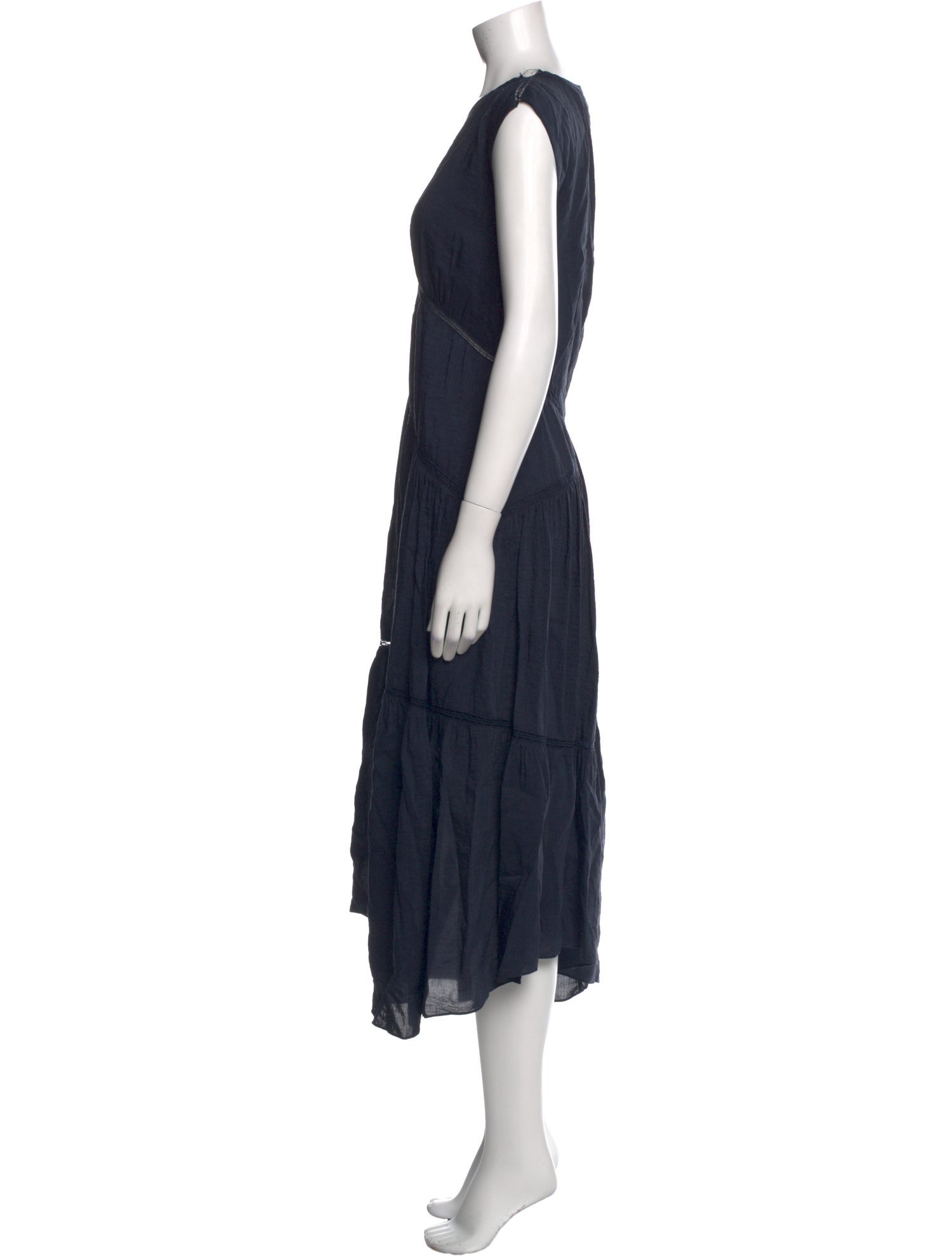 FRAME Crew Neck Long Dress w/ Tags