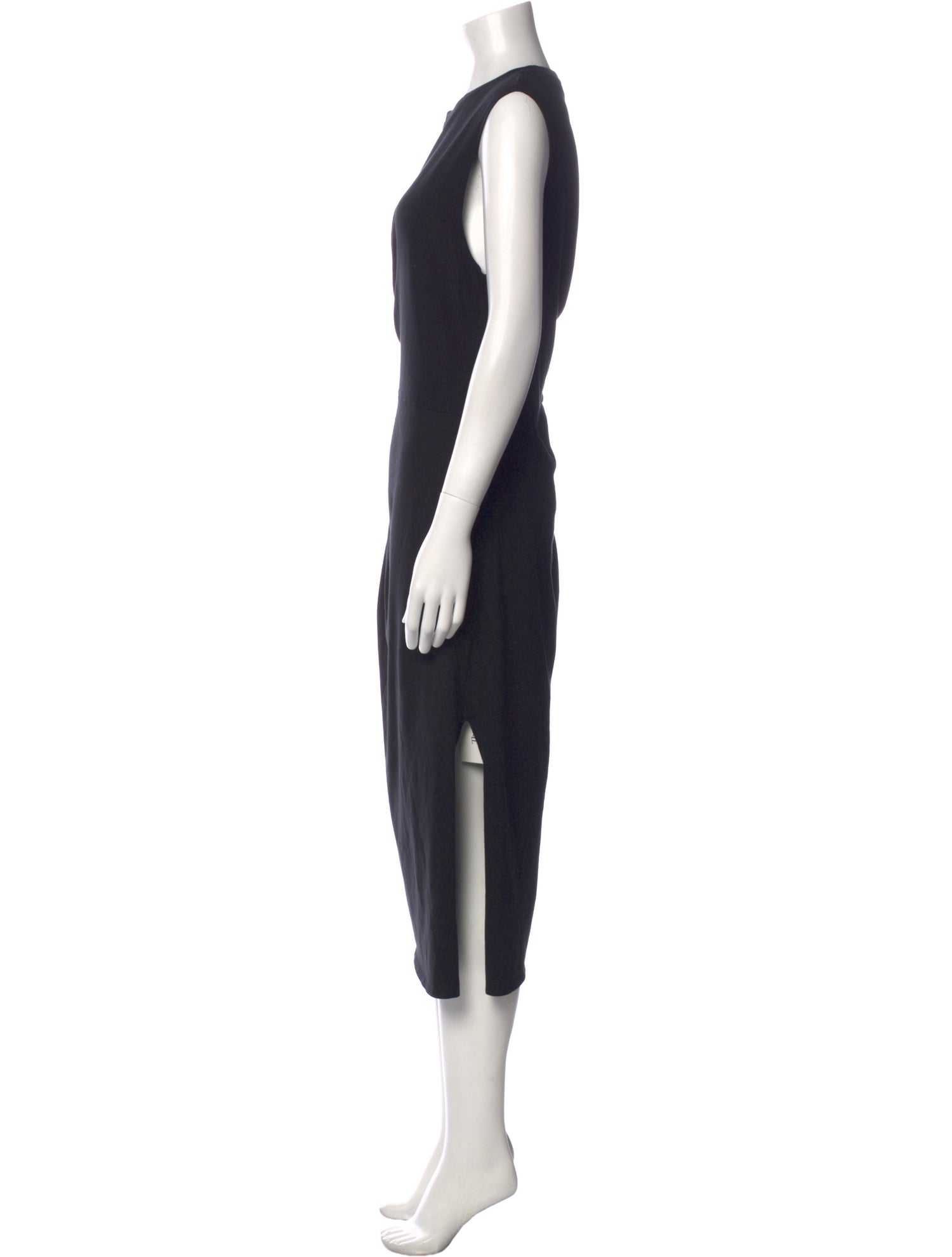 FRAME Crew Neck Long Dress