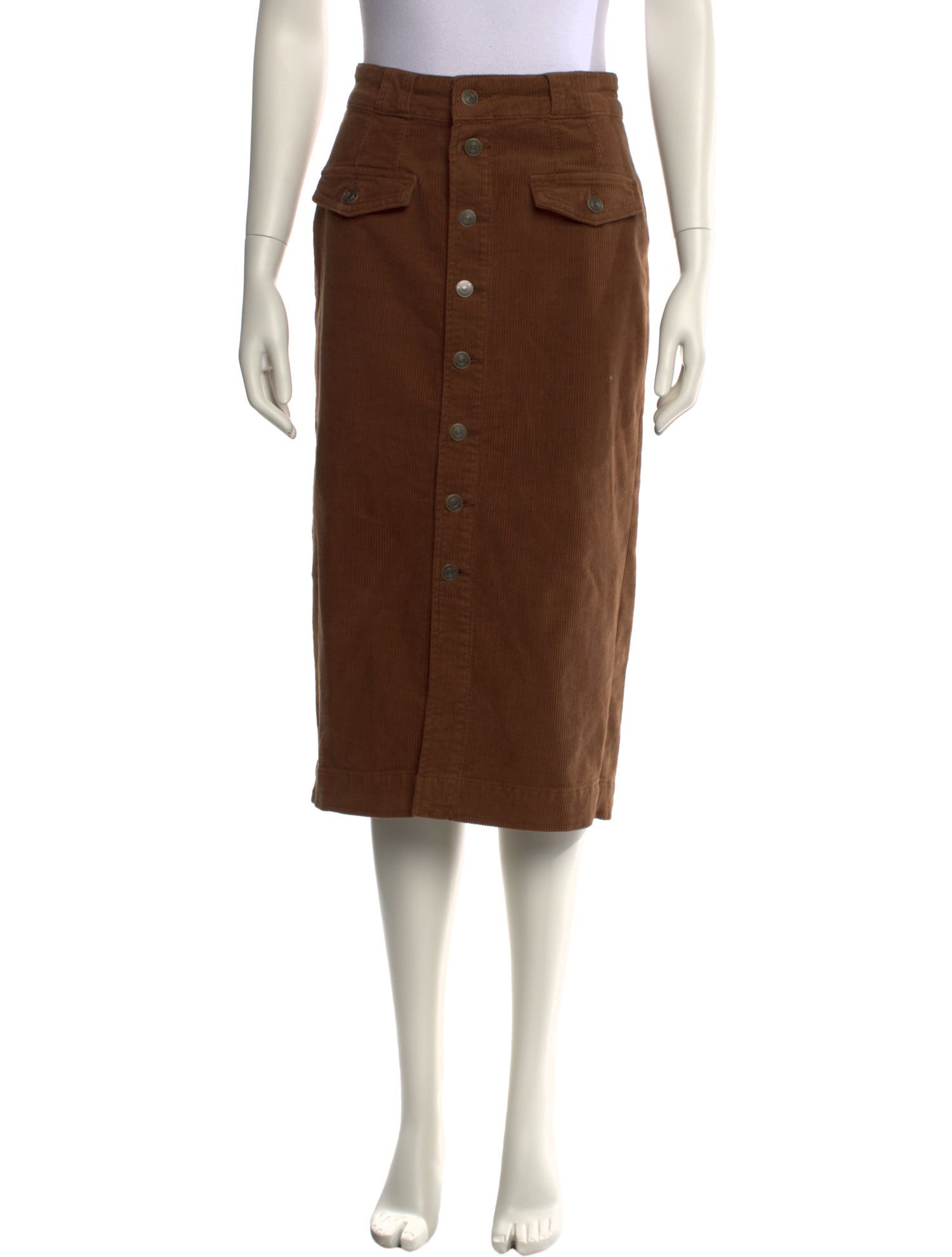 FRAME Midi Length Skirt