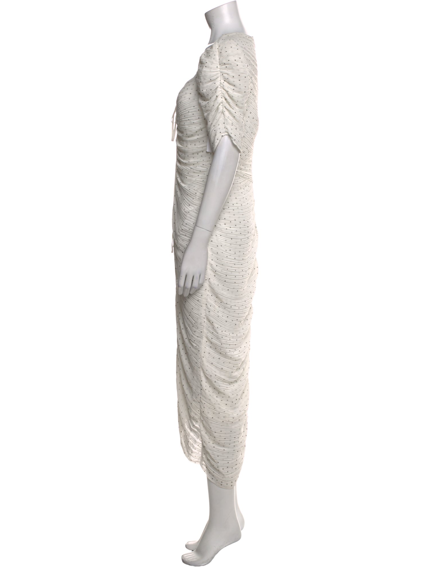 FRAME V-Neck Long Dress