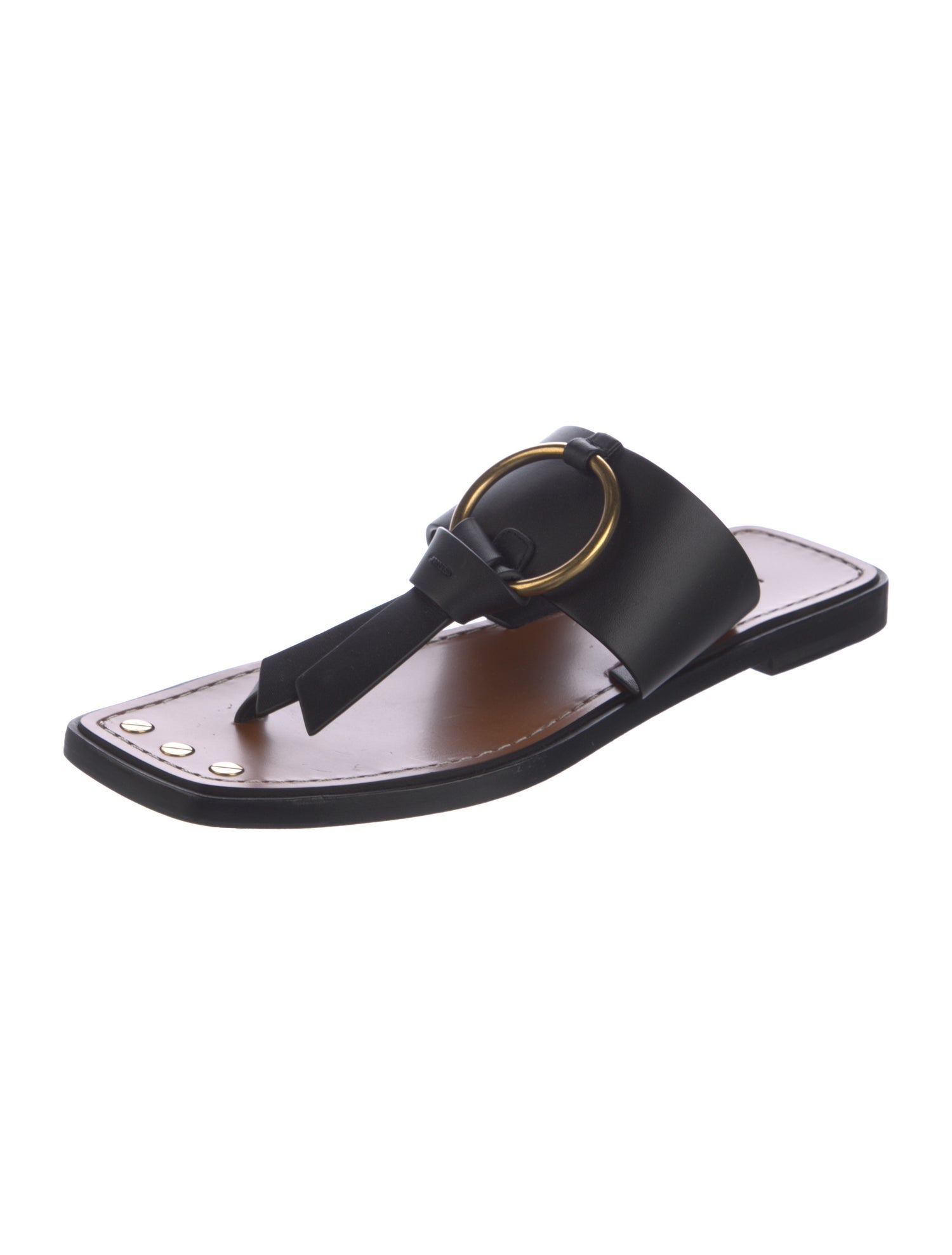 FRAME Leather Slides