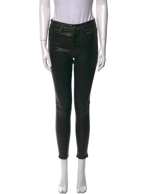 FRAME Lamb Leather Skinny Leg Pants