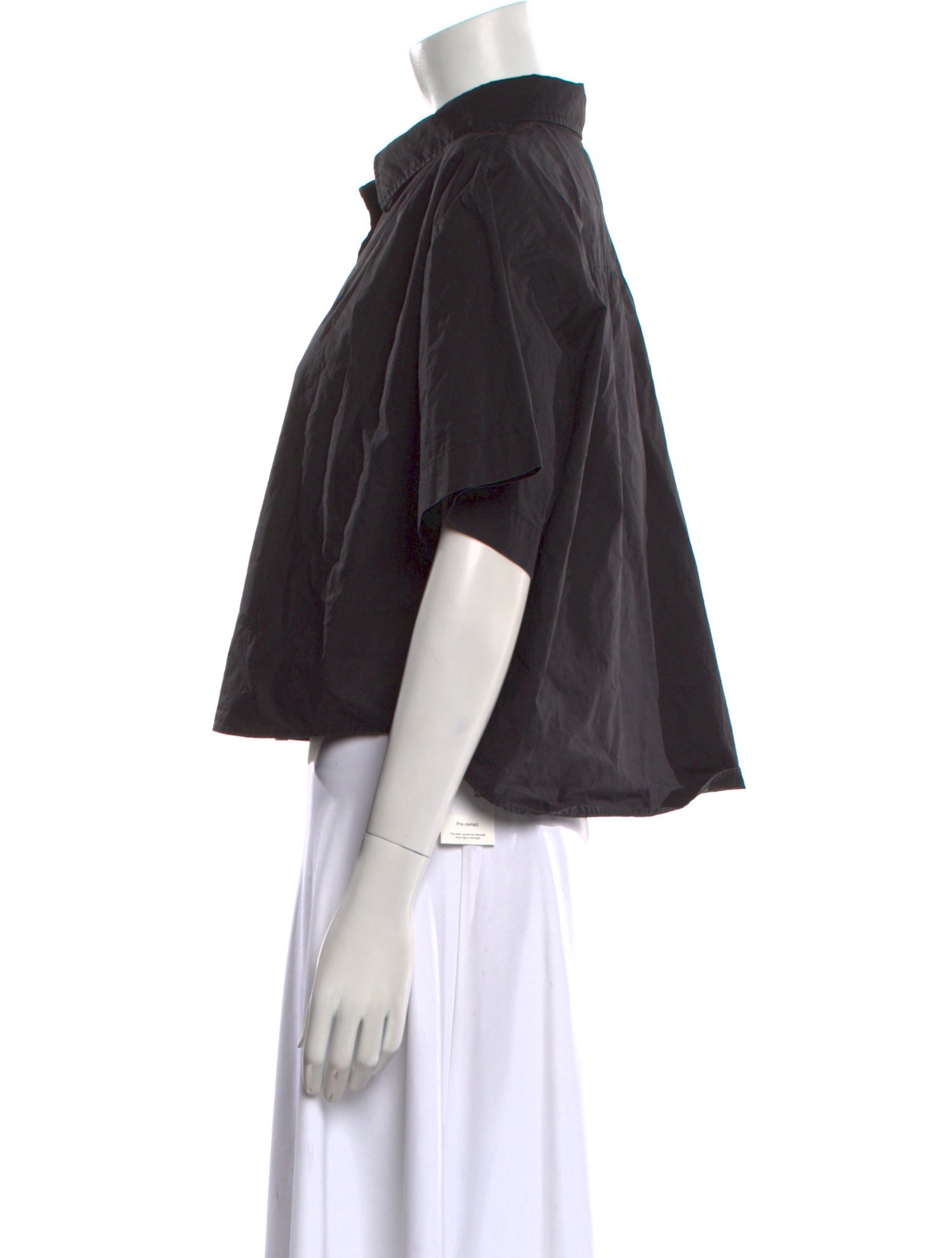 FRAME Short Sleeve Button-Up Top