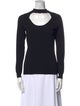 FRAME Scoop Neck Long Sleeve Sweatshirt
