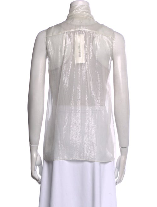 FRAME Cowl Neck Sleeveless Blouse