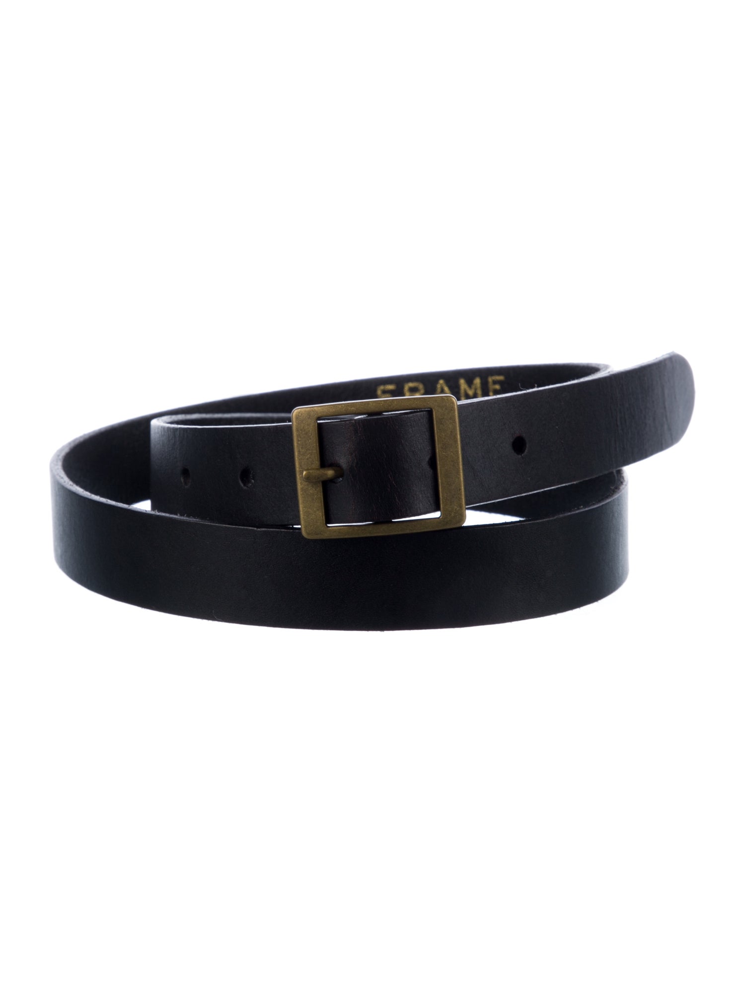 FRAME Skinny Leather Belt