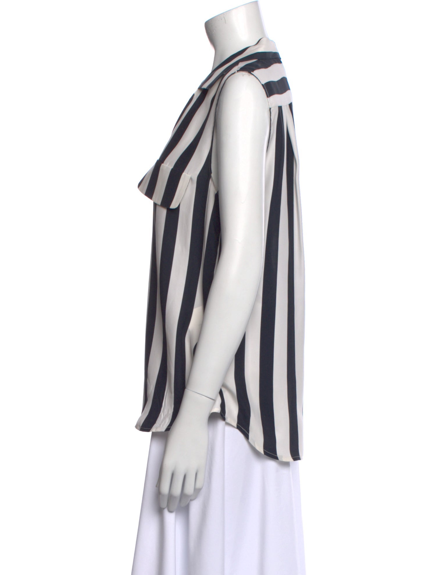 FRAME Silk Striped Polo