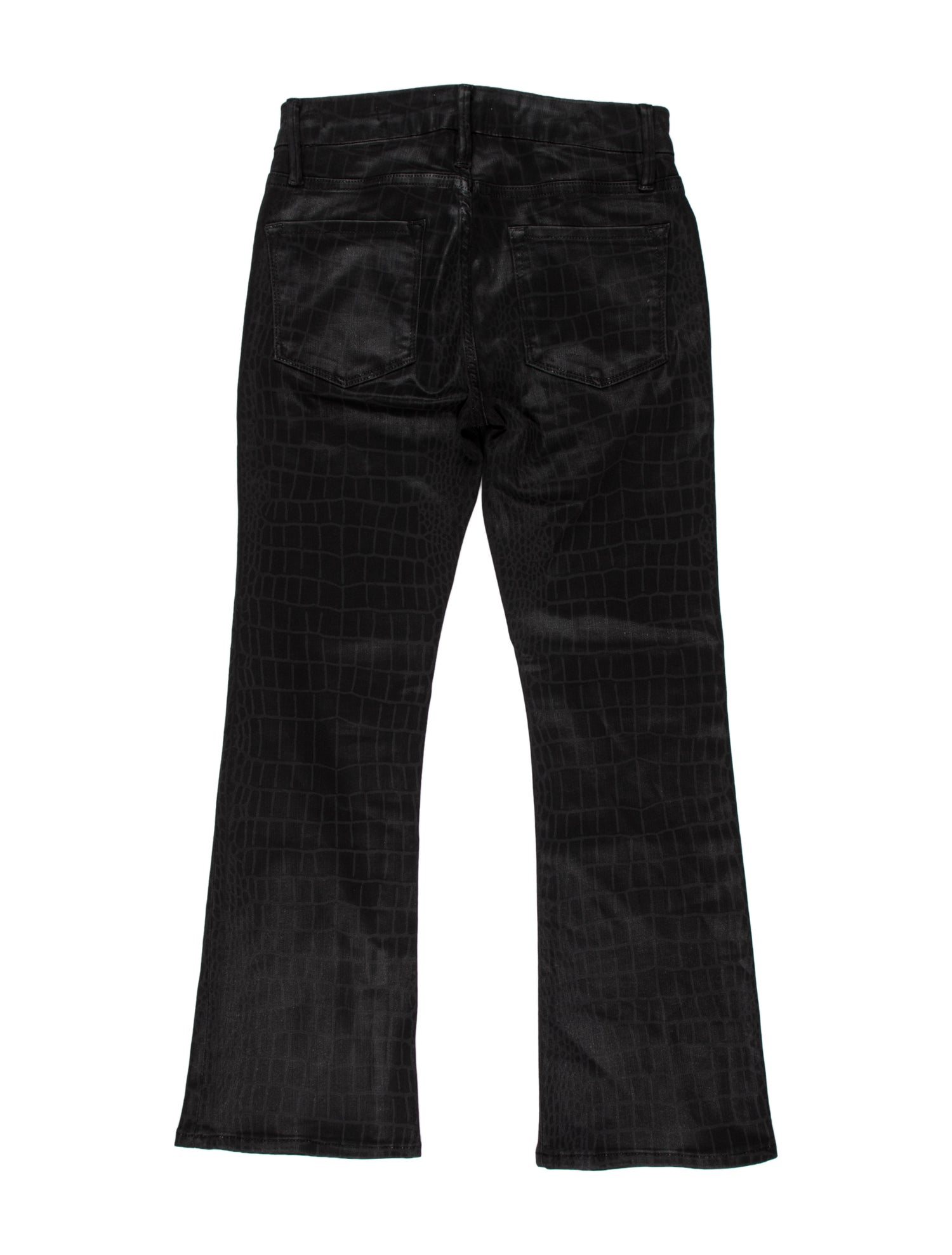 FRAME Animal Print Wide Leg Pants