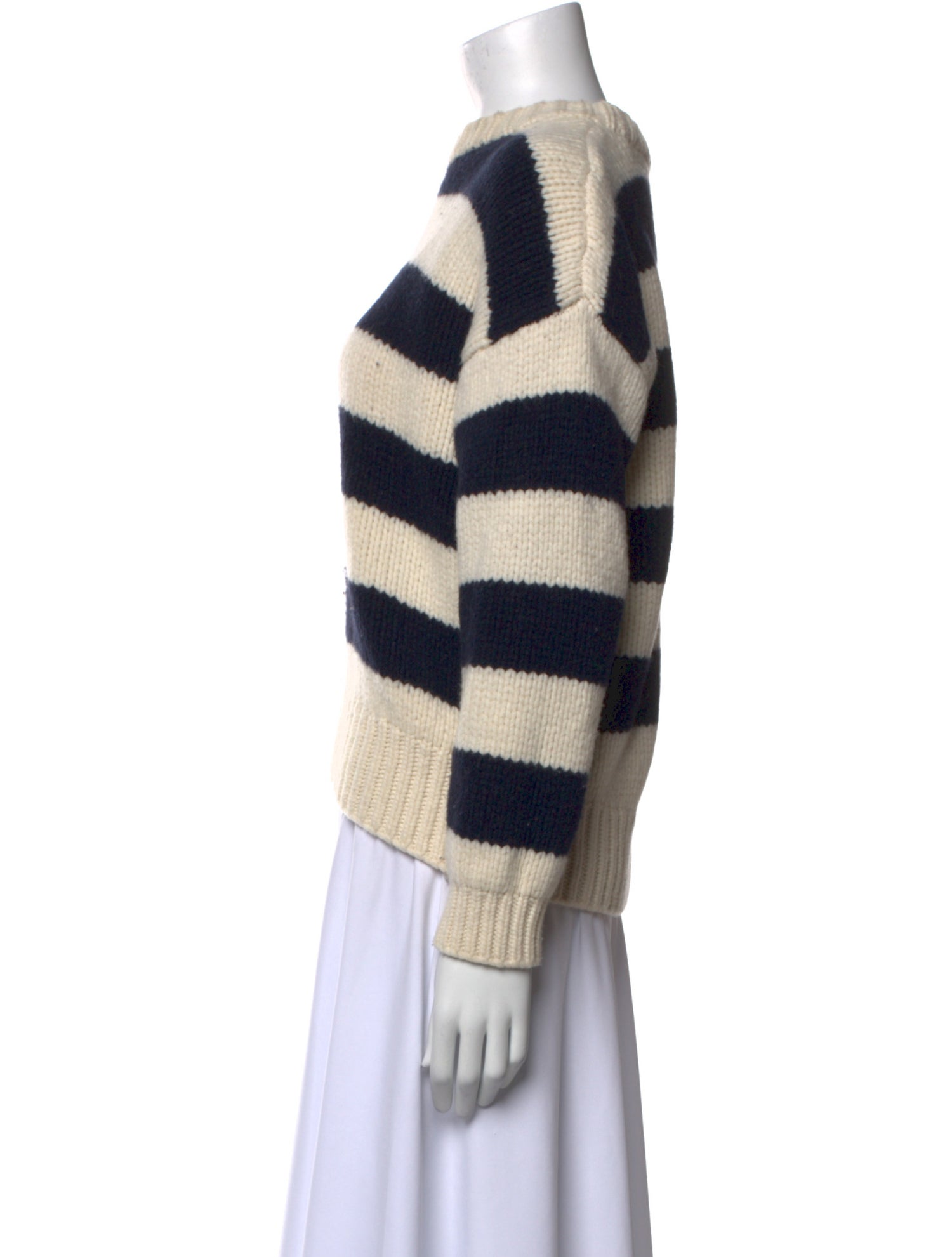 FRAME Merino Wool Striped Sweater