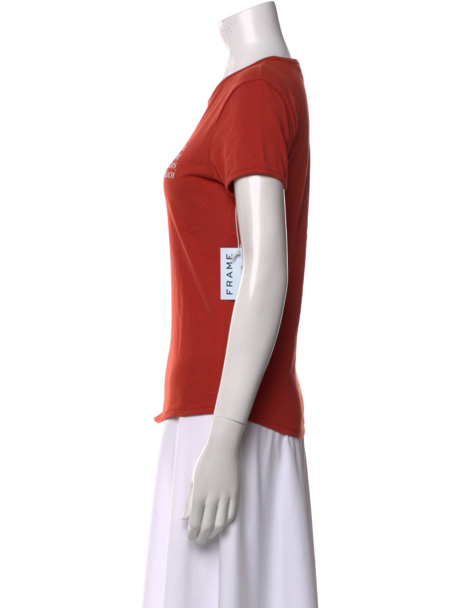 FRAME Graphic Print Crew Neck T-Shirt